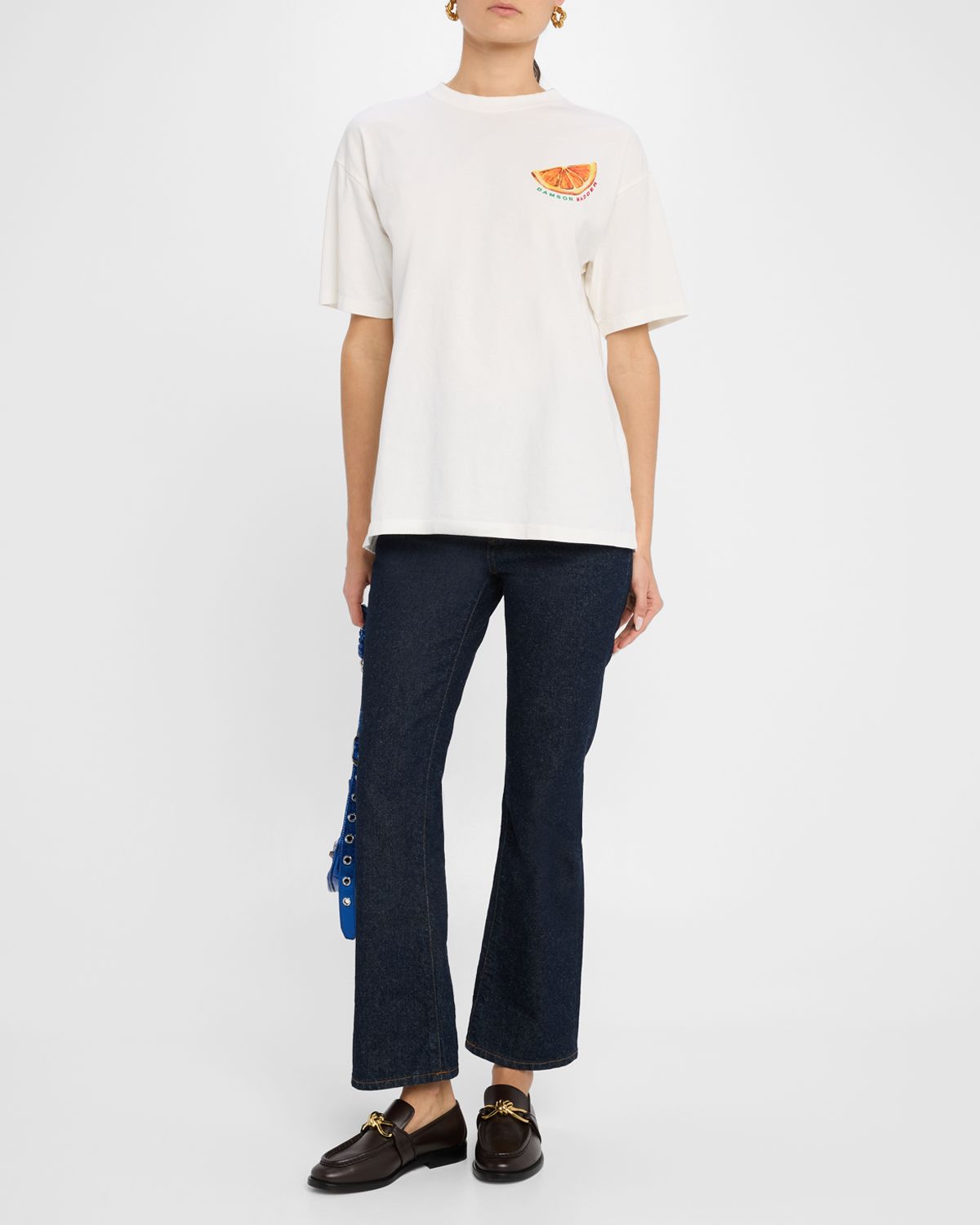 Damson Madder Spritz Crewneck Boyfriend Tee