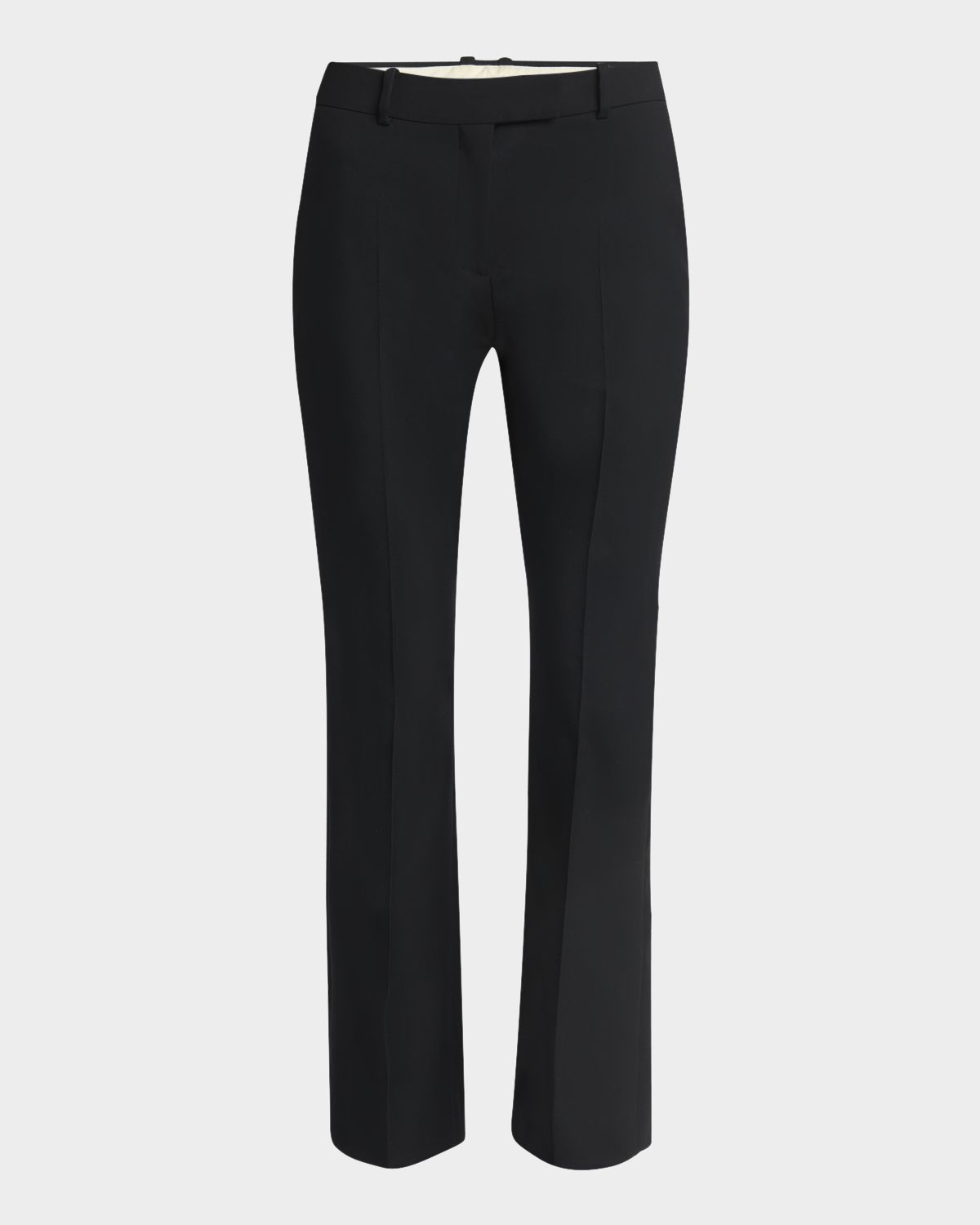 McQueen Tailored Cropped Wool Trousers