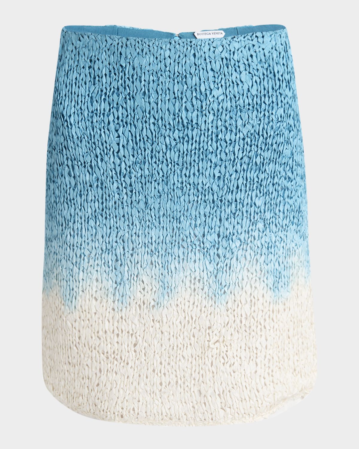 Bottega Veneta Ombre Woven Silk-Wool Skirt