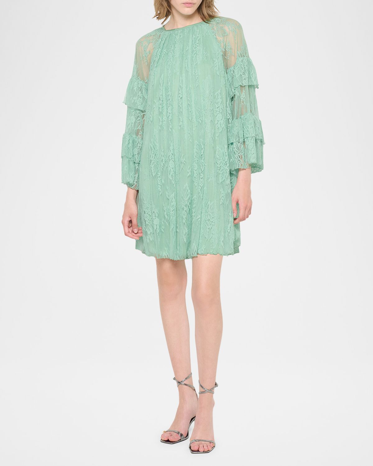 AS by DF Matcha Lace Mini Dress