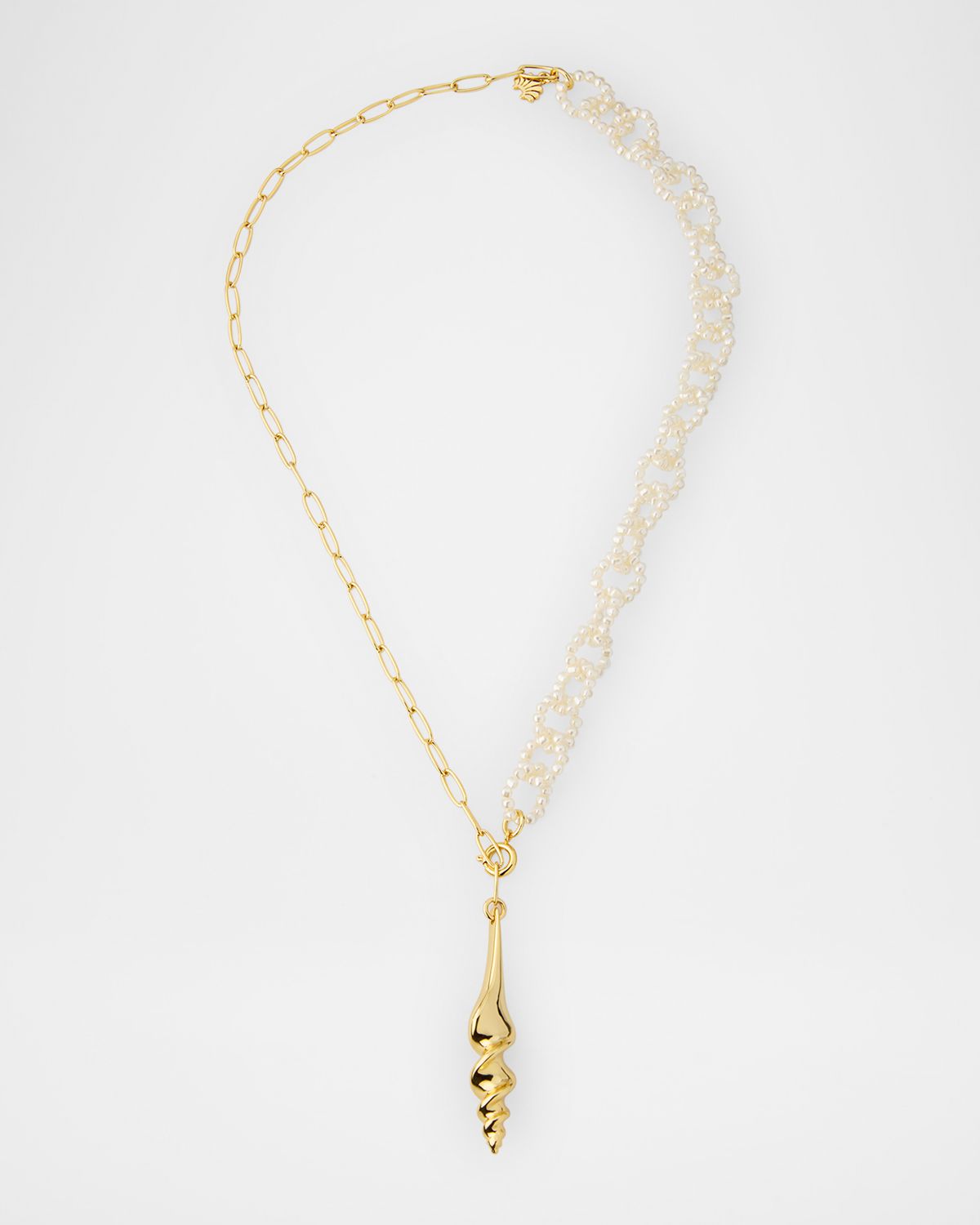 Lele Sadoughi Turritella Lariat Necklace