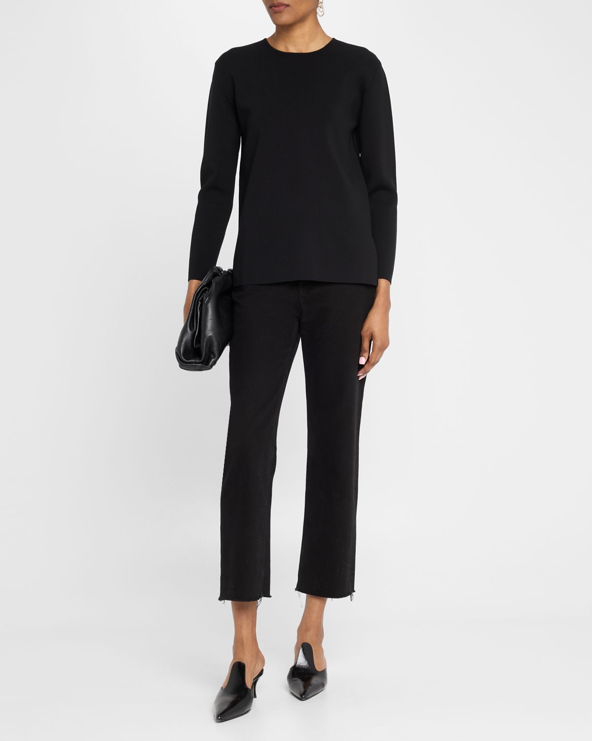 Toteme Compact Knit Crewneck Sweater