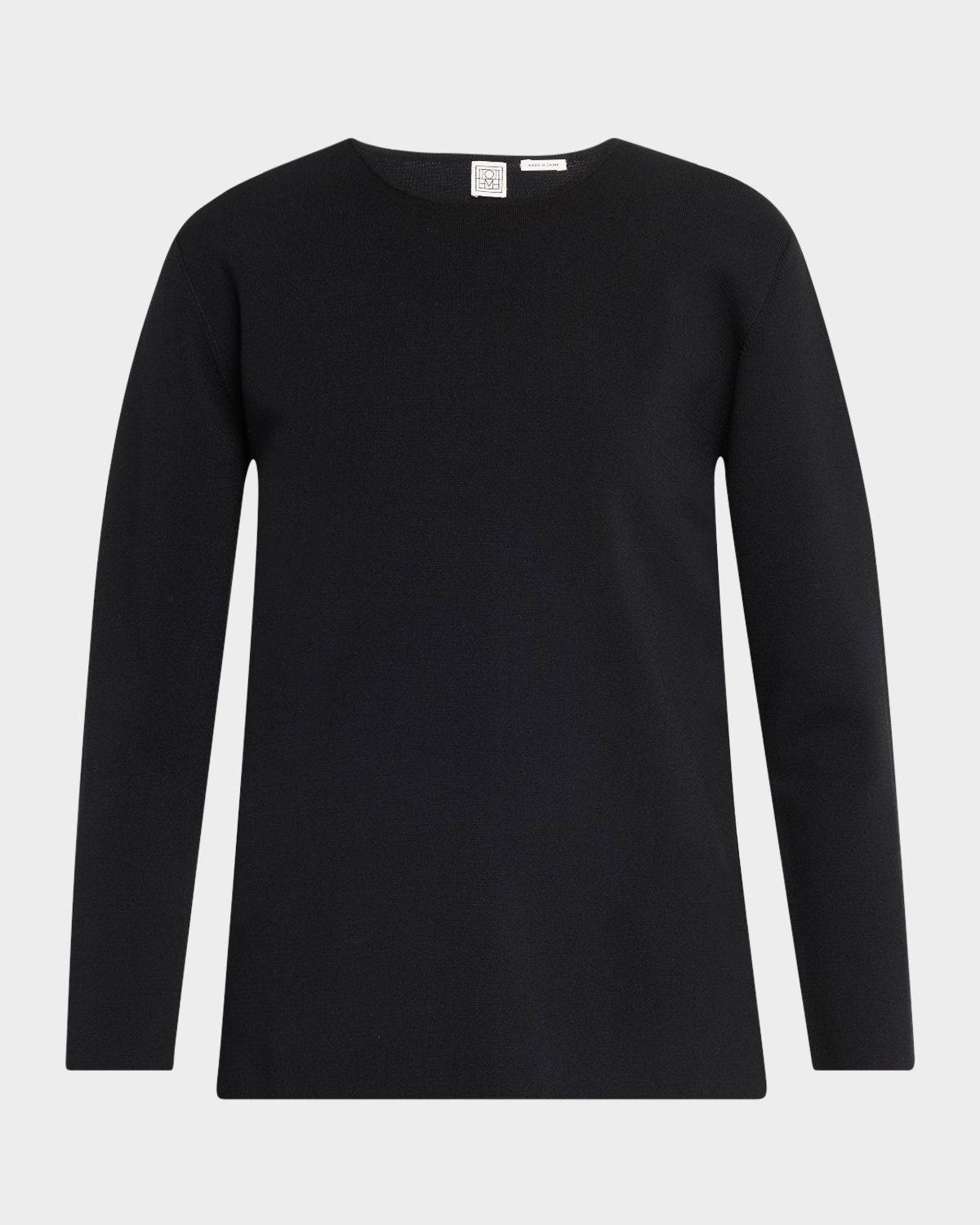 Toteme Compact Knit Crewneck Sweater