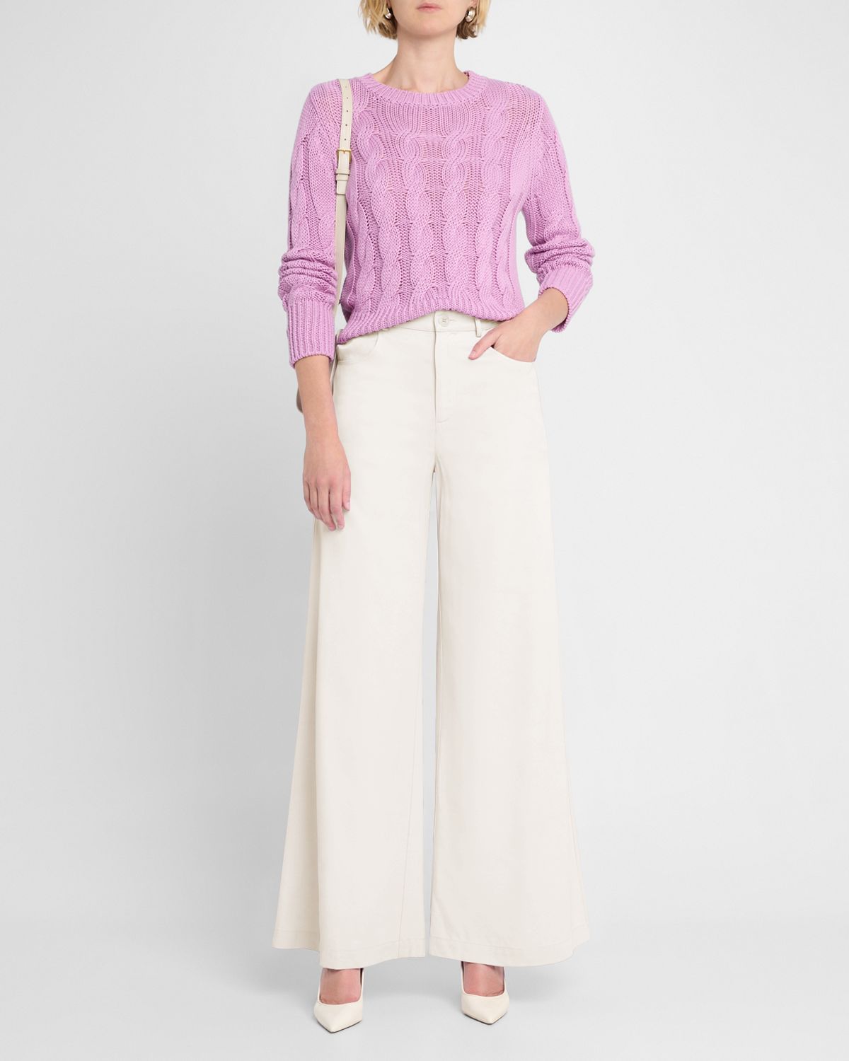 Sablyn Adrianna Exaggerated Wide-Leg Pants