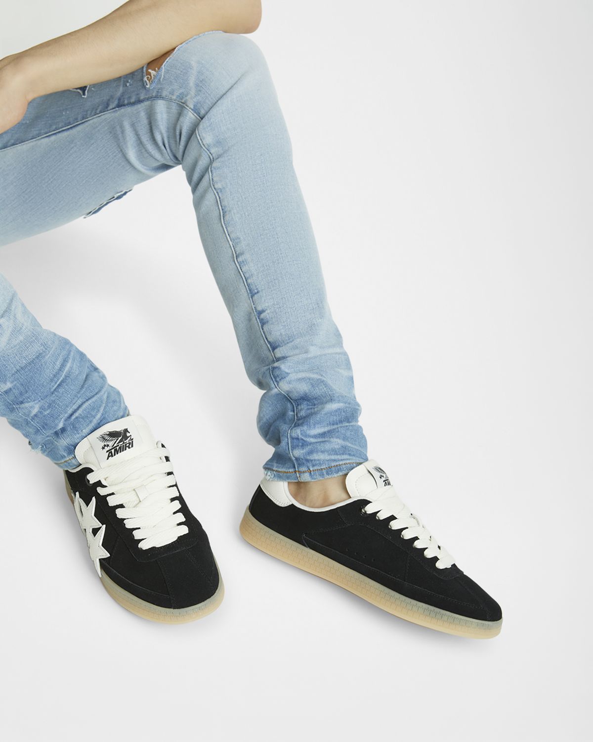 Amiri Men 's Pacific Suede Low-Top Sneakers