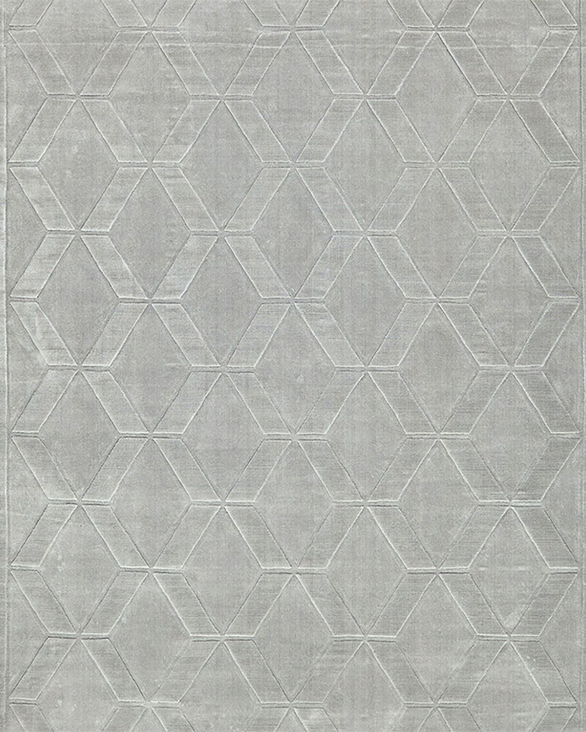 Exquisite Rugs Brunello Hand-Loomed Light Silver Rug | Thumbnail 8