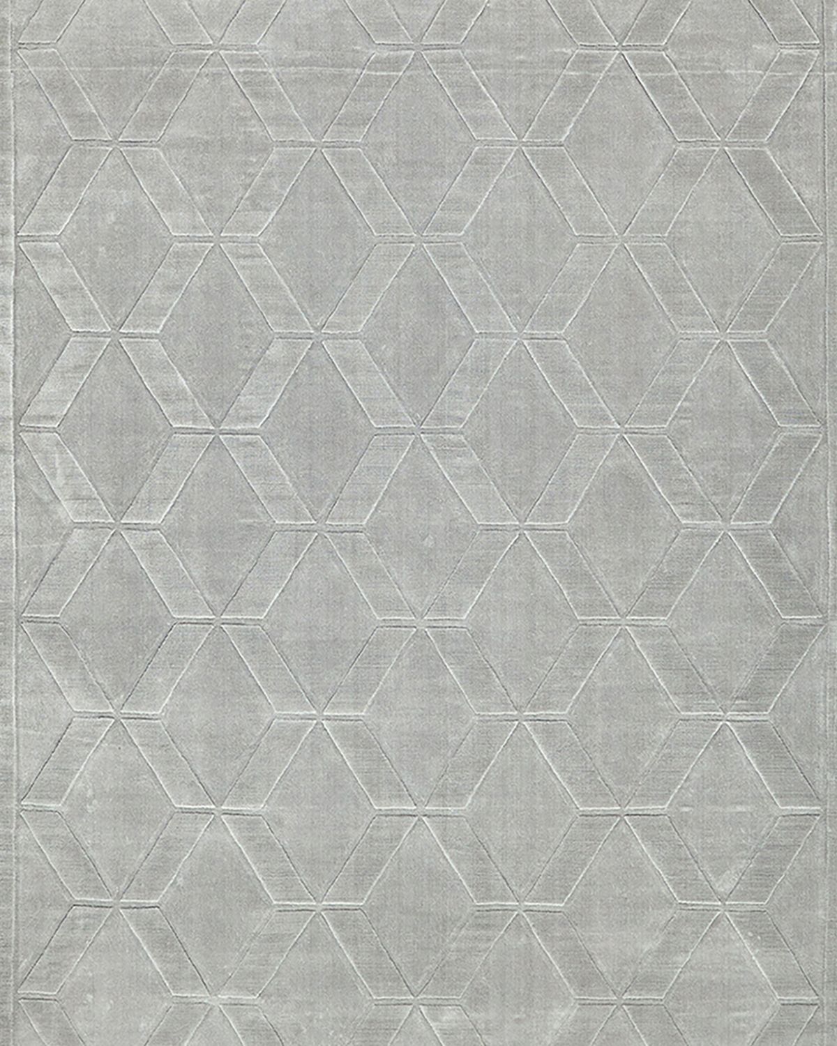 Exquisite Rugs Brunello Hand-Loomed Light Silver Rug | Thumbnail 8