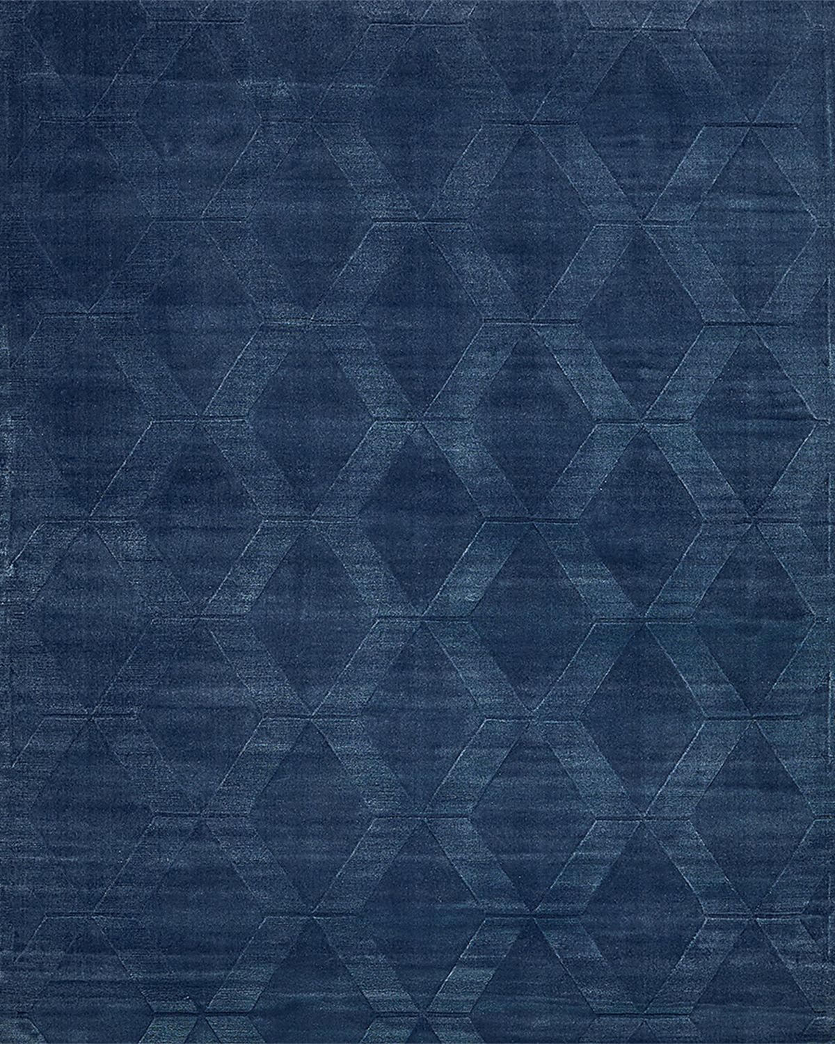 Exquisite Rugs Brunello Hand-Loomed Navy Rug | Thumbnail 9