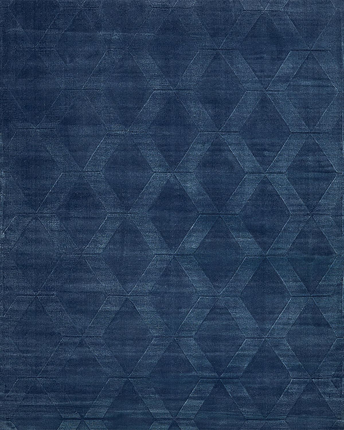 Exquisite Rugs Brunello Hand-Loomed Navy Rug | Thumbnail 9
