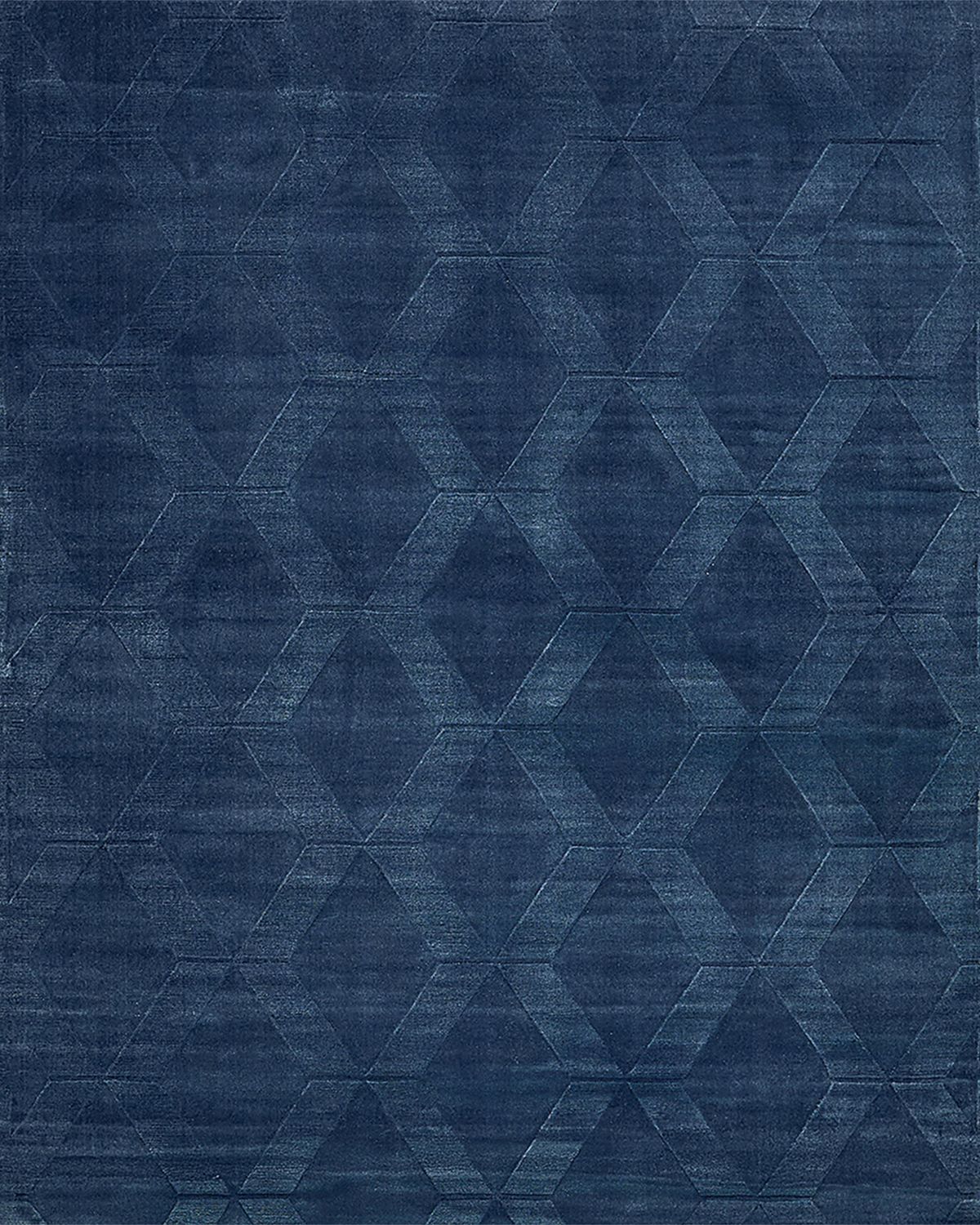 Exquisite Rugs Brunello Hand-Loomed Navy Rug | Thumbnail 9
