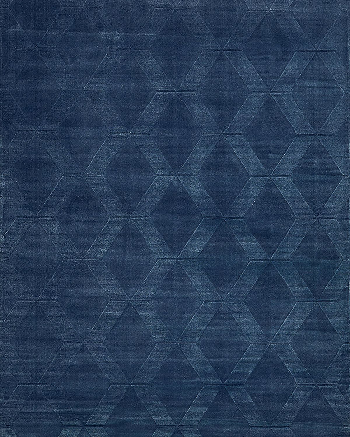 Exquisite Rugs Brunello Hand-Loomed Navy Rug | Thumbnail 9