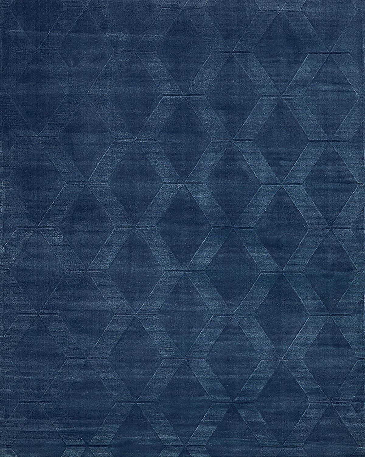 Exquisite Rugs Brunello Hand-Loomed Navy Rug | Thumbnail 9