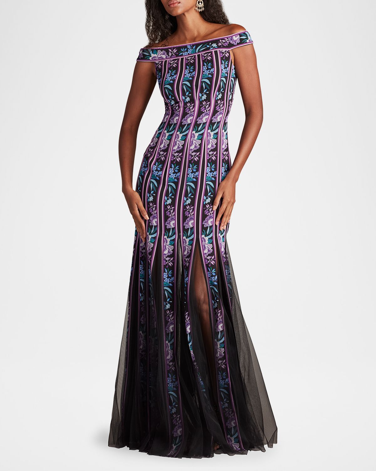 Tadashi Shoji Off-Shoulder Godet Gown | Thumbnail 6 Tadashi Shoji Off-Shoulder Godet Gown | Thumbnail 6