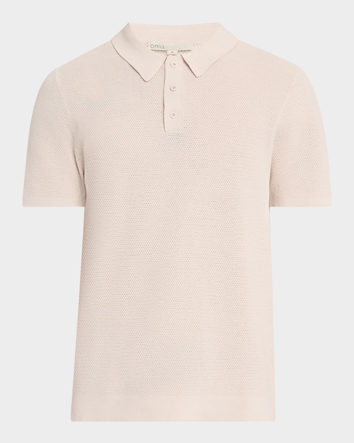 Onia Men 's Cotton Knit Polo Shirt
