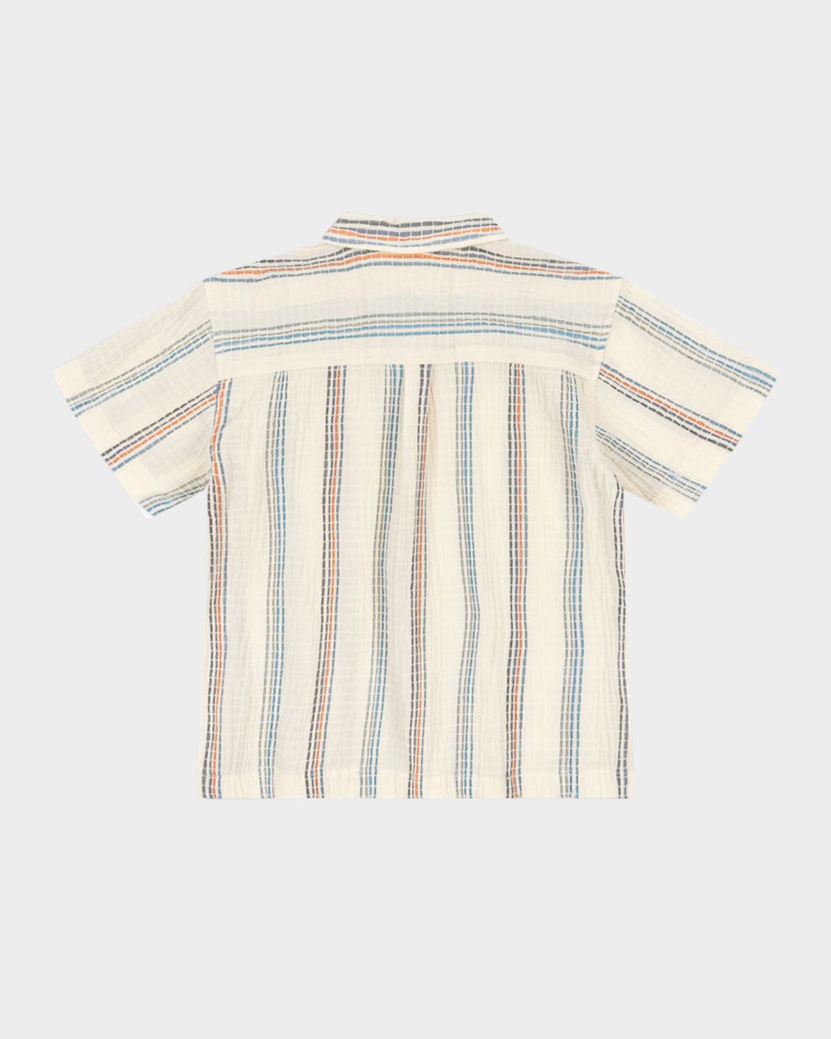 Konges Slojd Boy 's Vincent Short-Sleeve Striped Organic Cotton Shirt, Size 9M-6