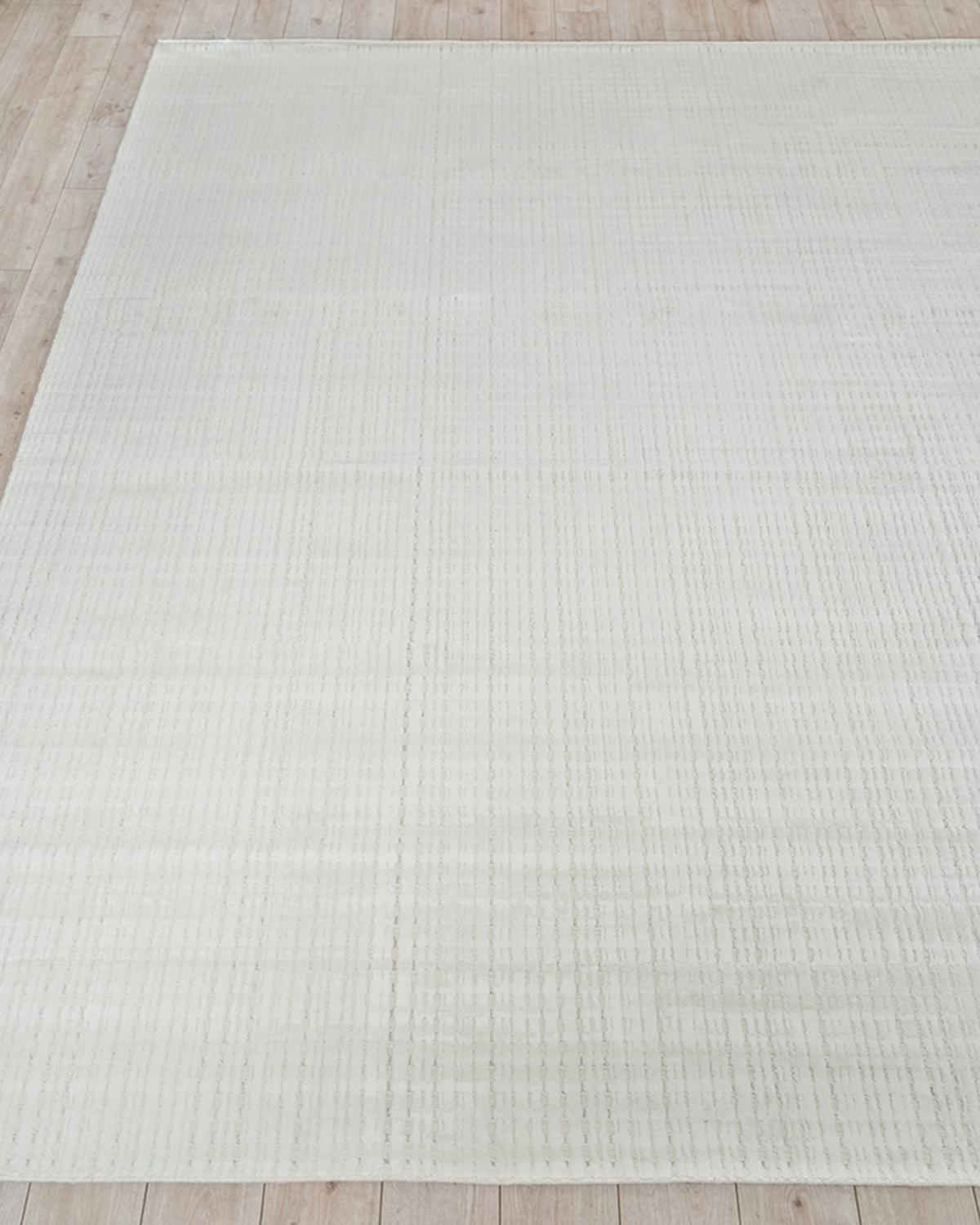 Exquisite Rugs Cabrini Hand-Loomed White Rug, 6 ' x 9 ' | Thumbnail 2