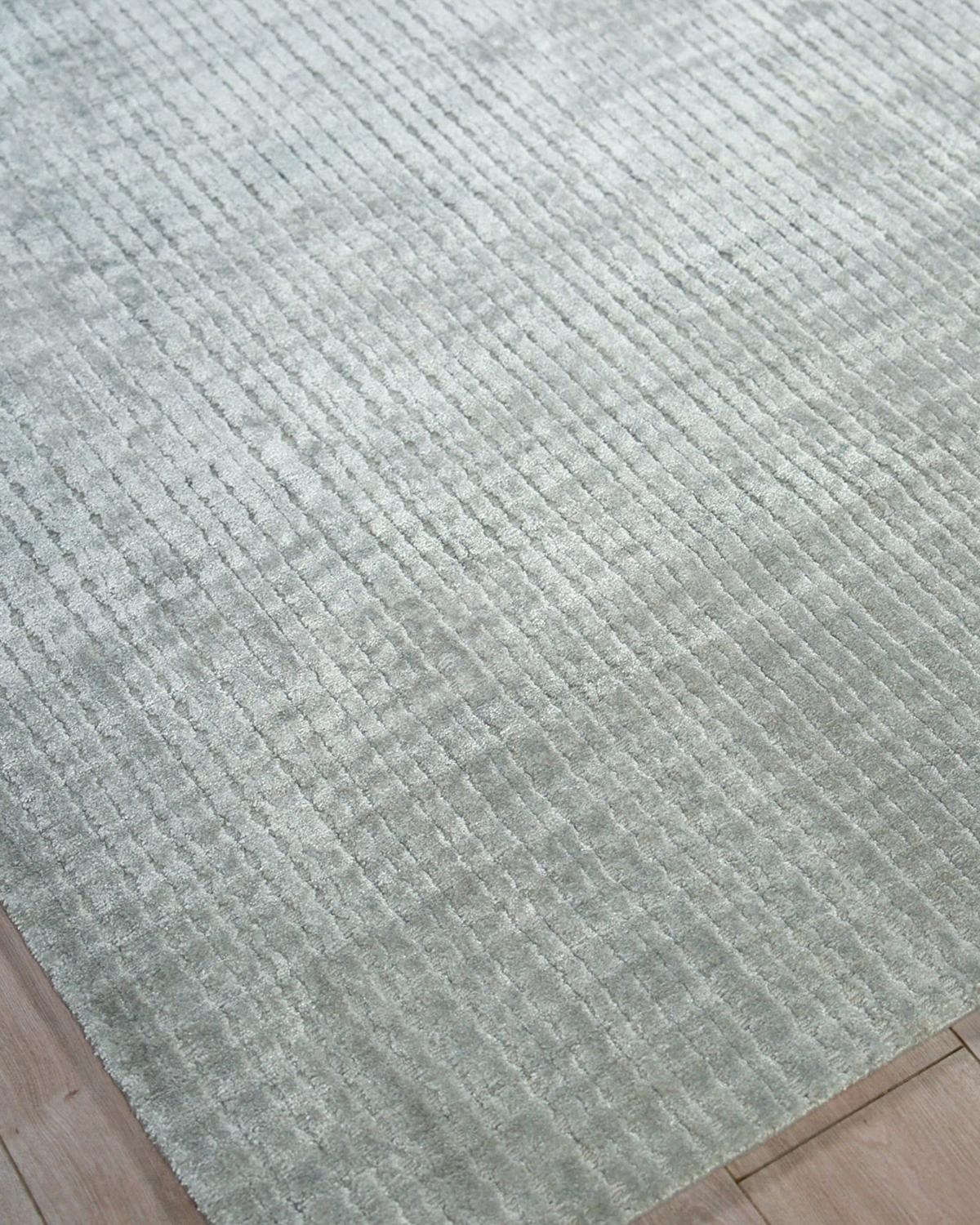 Exquisite Rugs Cabrini Hand-Loomed Silver Rug, 6 ' x 9 ' | Thumbnail 3