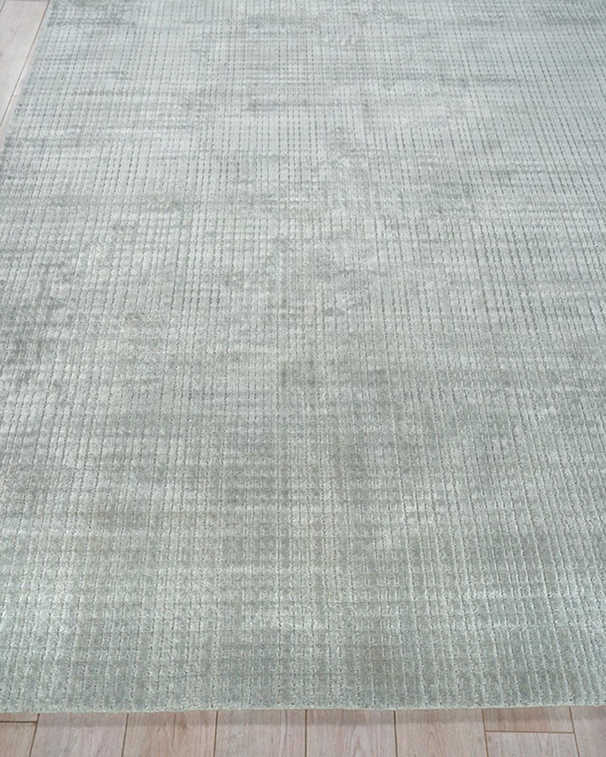 Exquisite Rugs Cabrini Hand-Loomed Silver Rug, 6 ' x 9 ' | Thumbnail 4