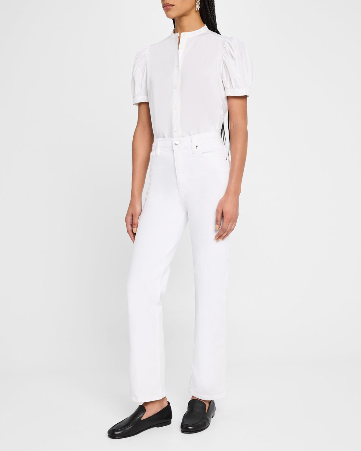 FRAME The Gathered Top