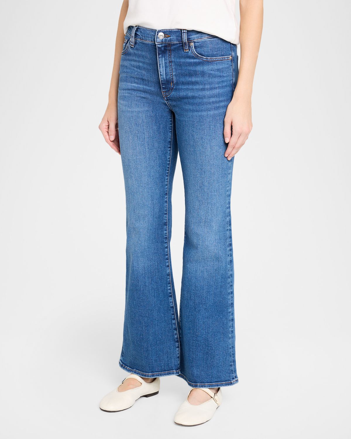 FRAME The Icon Flare Jeans | Thumbnail 4
