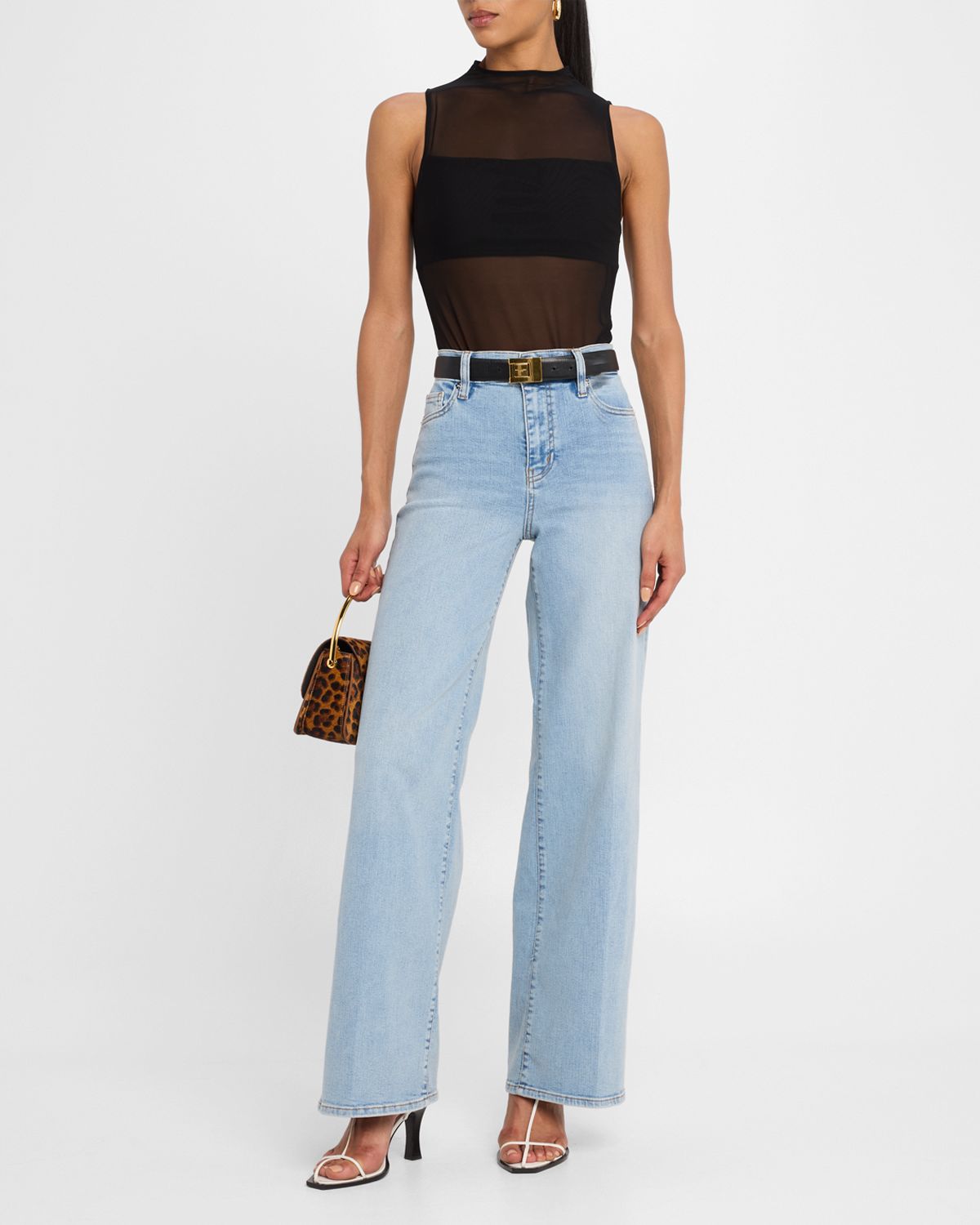 FRAME Le Slim Palazzo Jeans