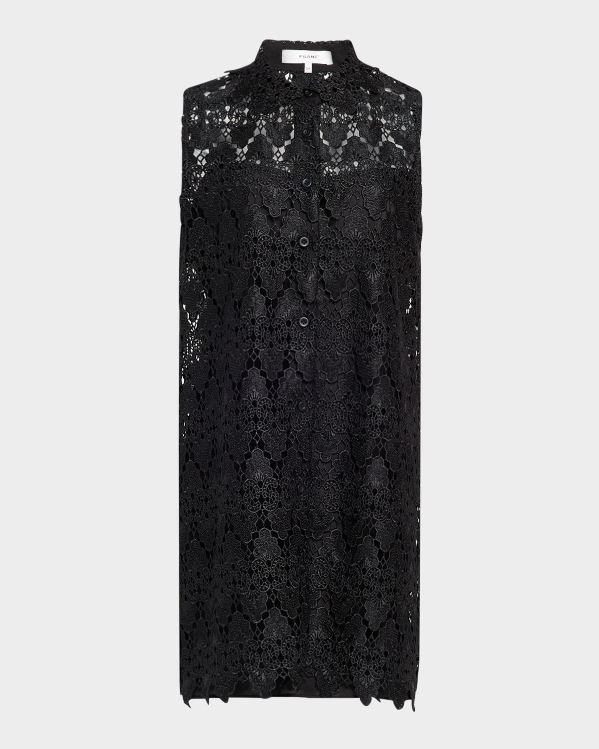 FRAME The Deco Lace Mini Dress