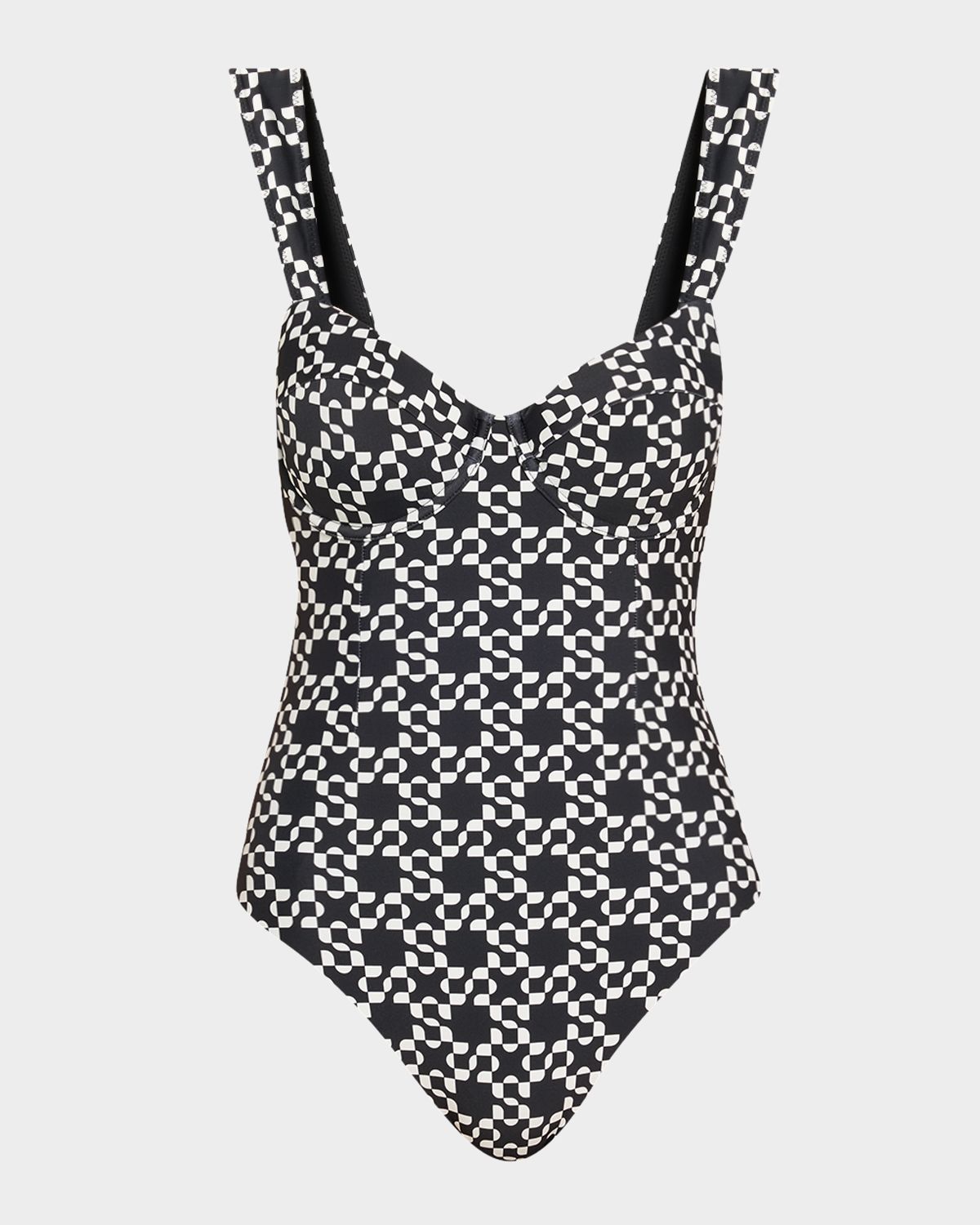 SIMKHAI Lexi Bustier One-Piece Swimsuit
