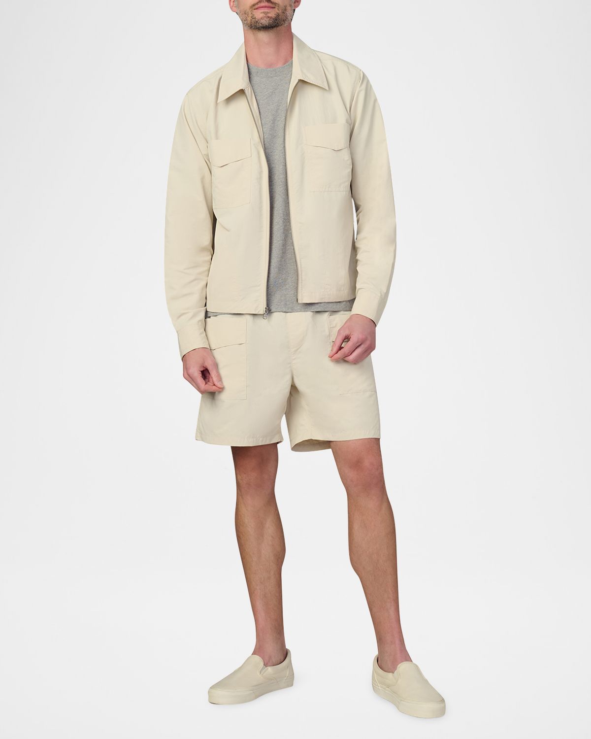 Joe 's Jeans Men 's Modern Utilitarian Zip Overshirt