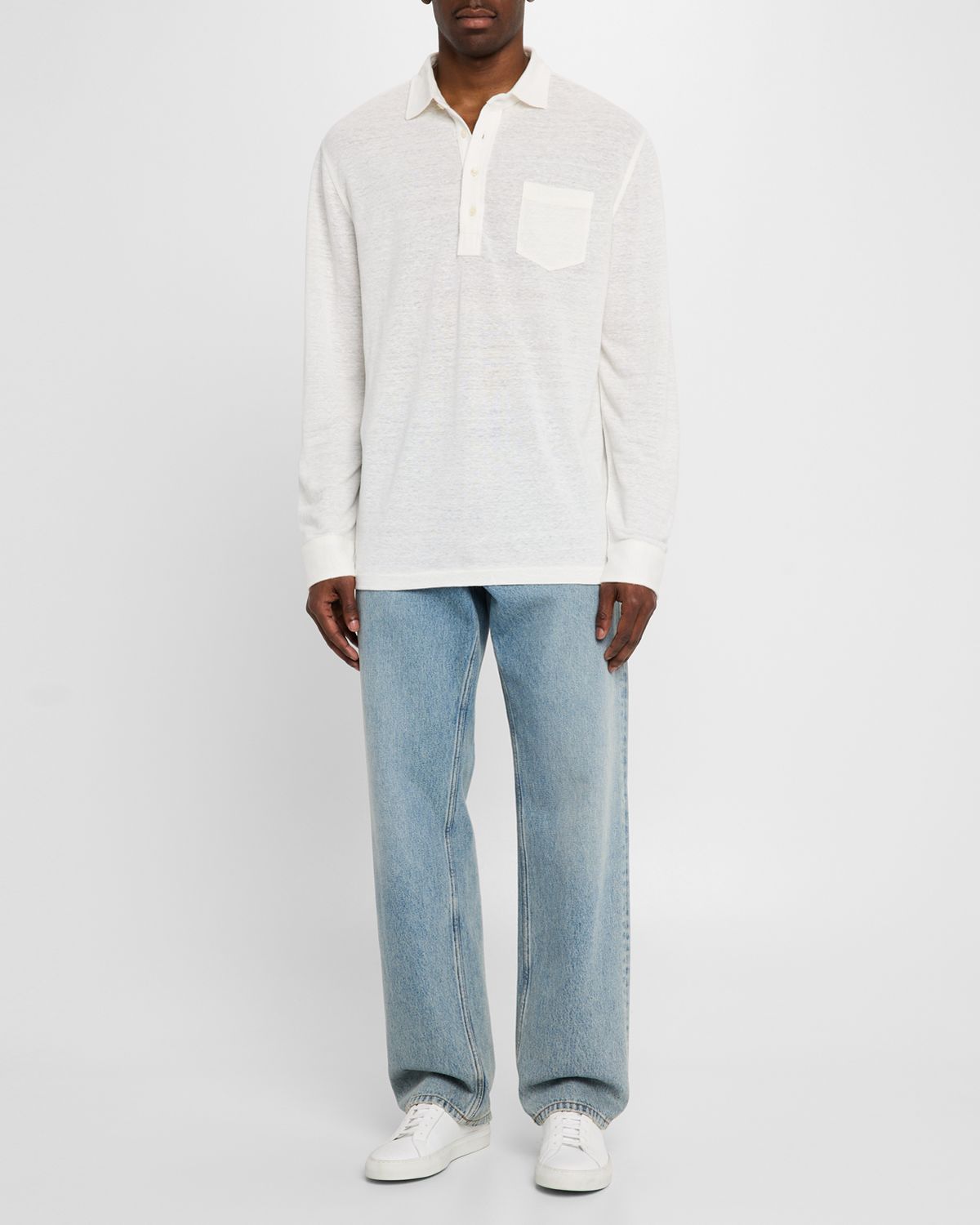 Polo Ralph Lauren Men 's Linen Mesh Polo Shirt