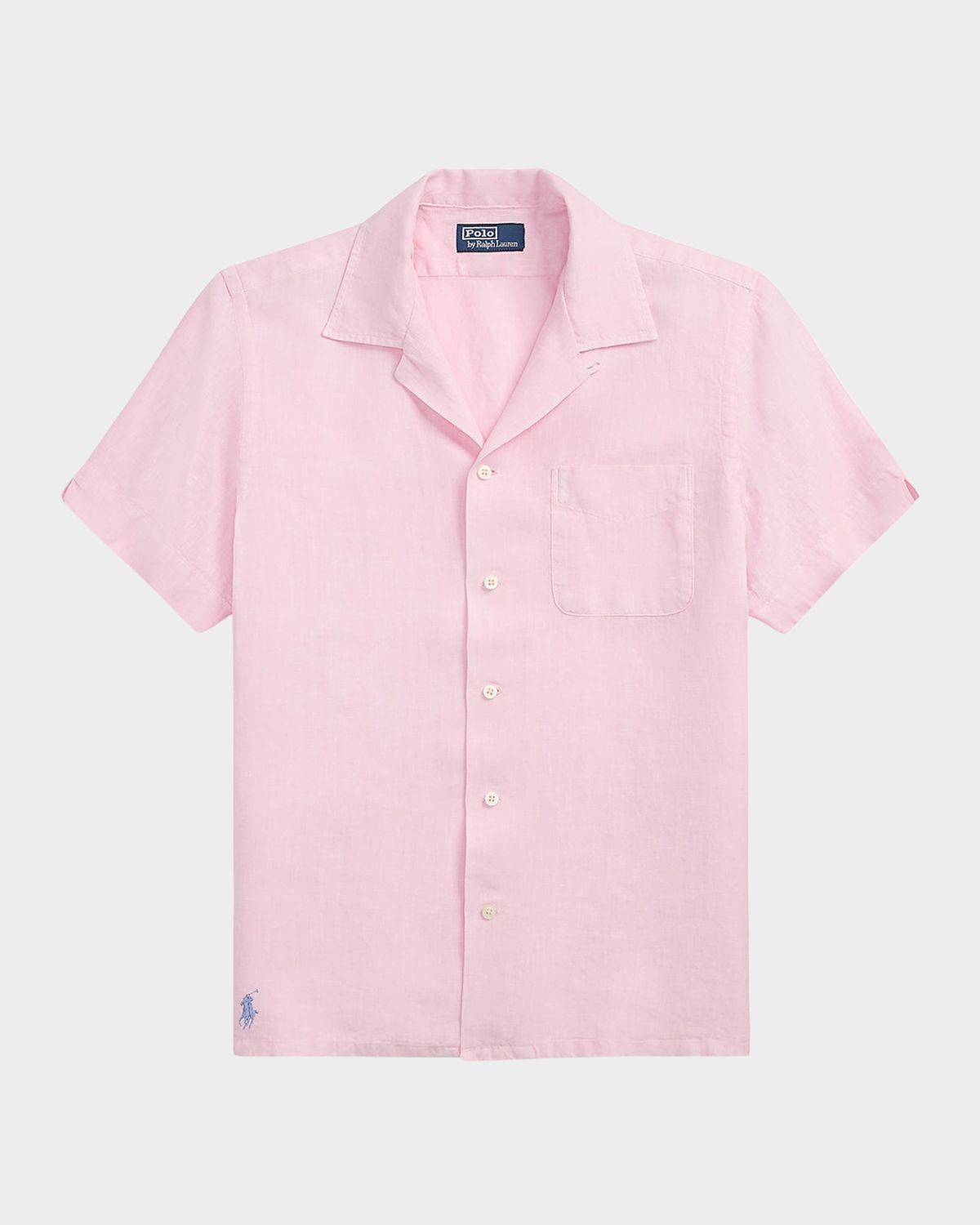 Polo Ralph Lauren Men 's Slub Linen Camp Shirt