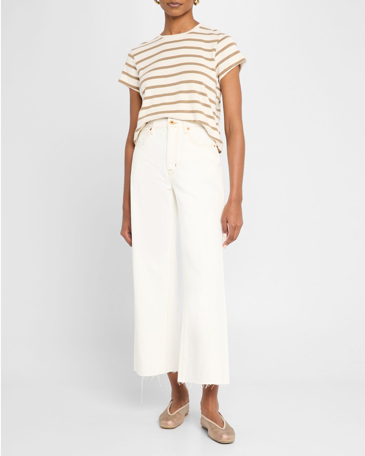 SLVRLAKE Grace Crop Wide-Leg Jeans