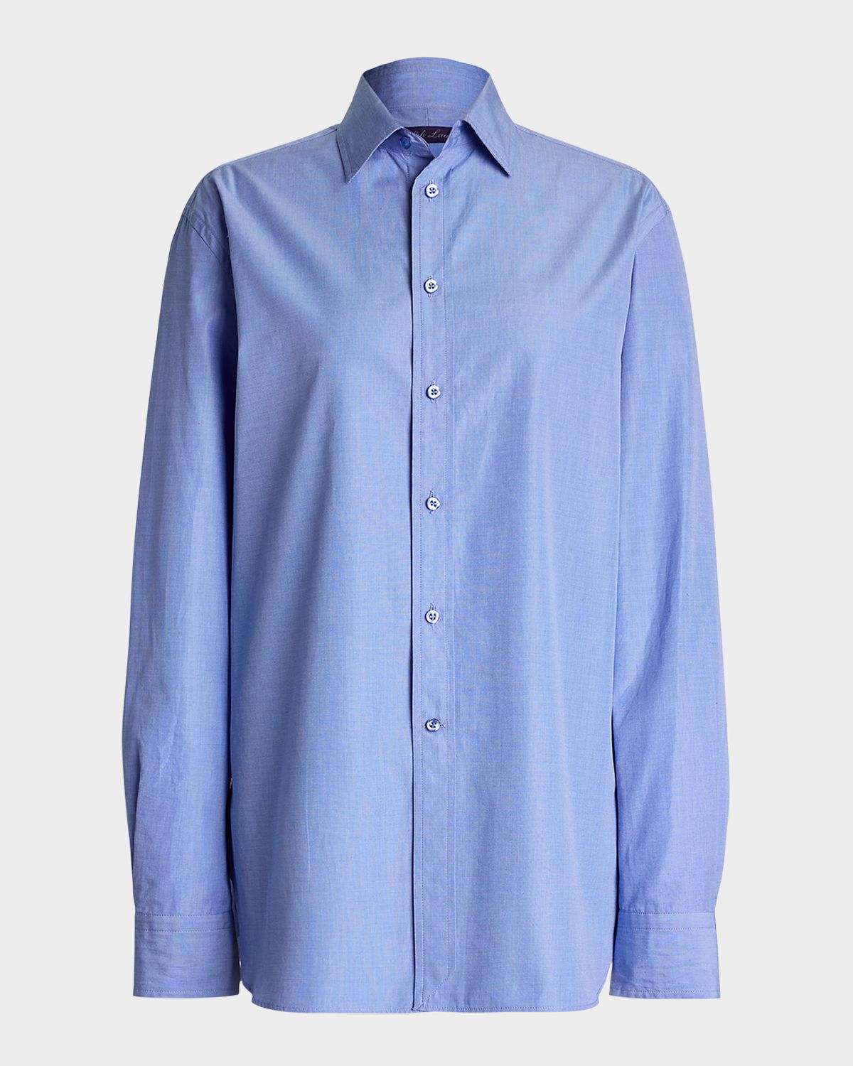 Ralph Lauren Collection Adrien End On End Cotton Button-Down Shirt