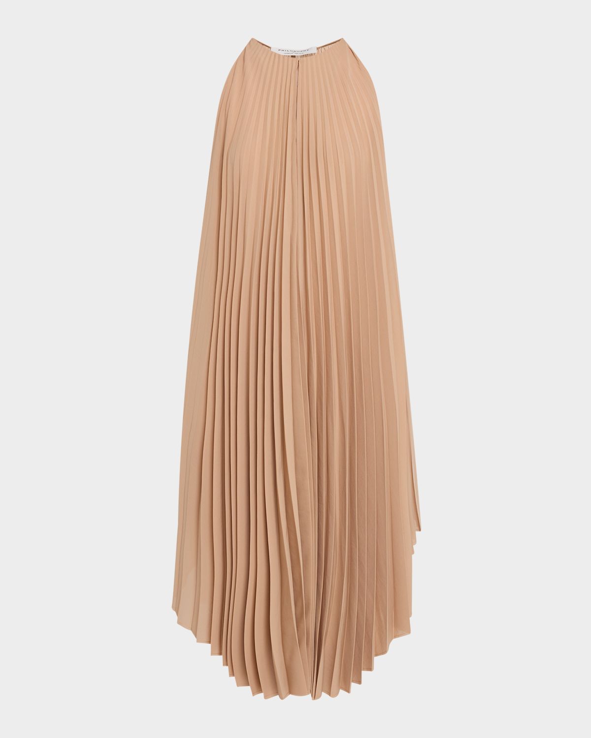 Philosophy di Lorenzo Serafini Pleated Halter Midi Dress | Thumbnail 6 Philosophy di Lorenzo Serafini Pleated Halter Midi Dress | Thumbnail 6