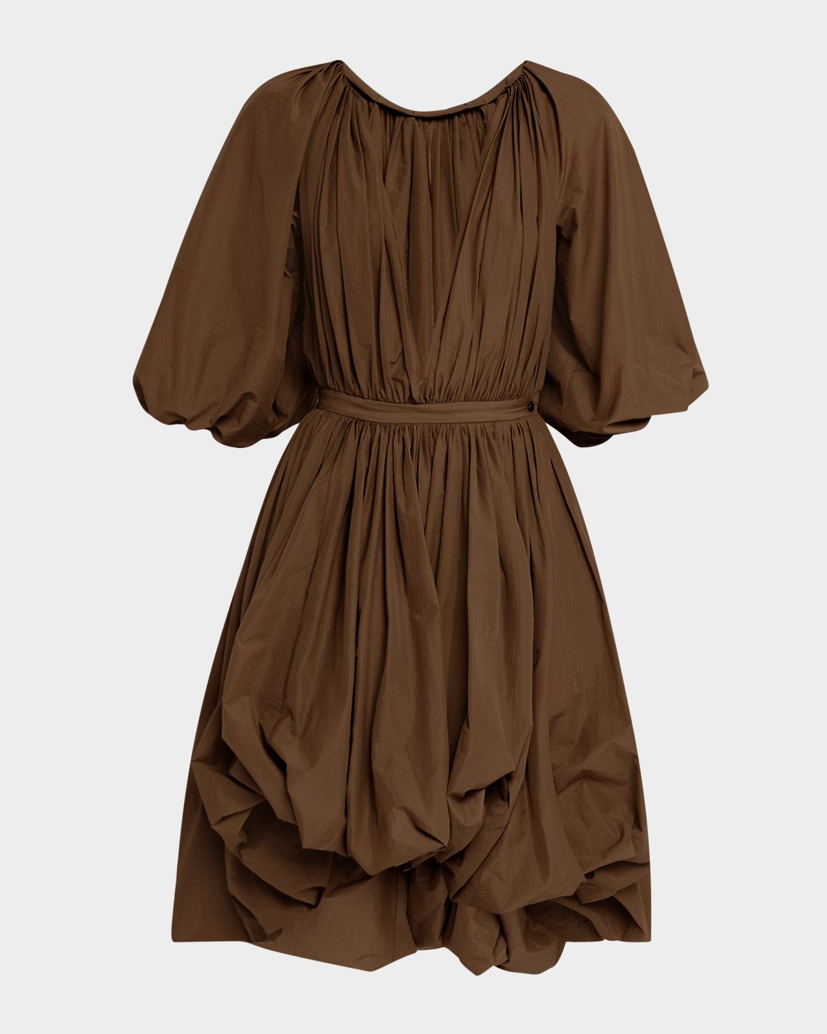 Philosophy di Lorenzo Serafini Plunging Puff-Sleeve Balloon Dress | Thumbnail 6 Philosophy di Lorenzo Serafini Plunging Puff-Sleeve Balloon Dress | Thumbnail 6