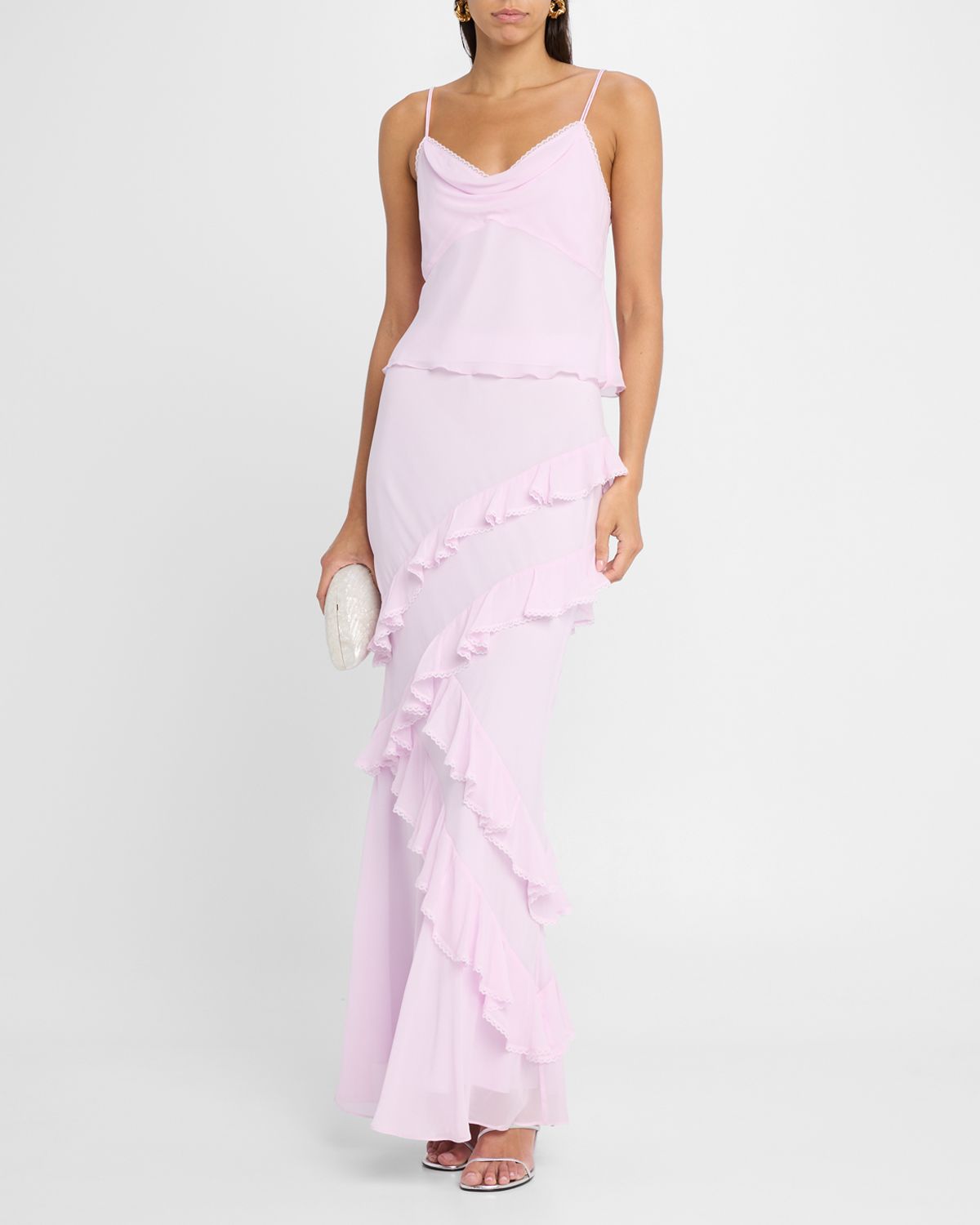 LoveShackFancy Lavoir Lace-Trim Sleeveless Top