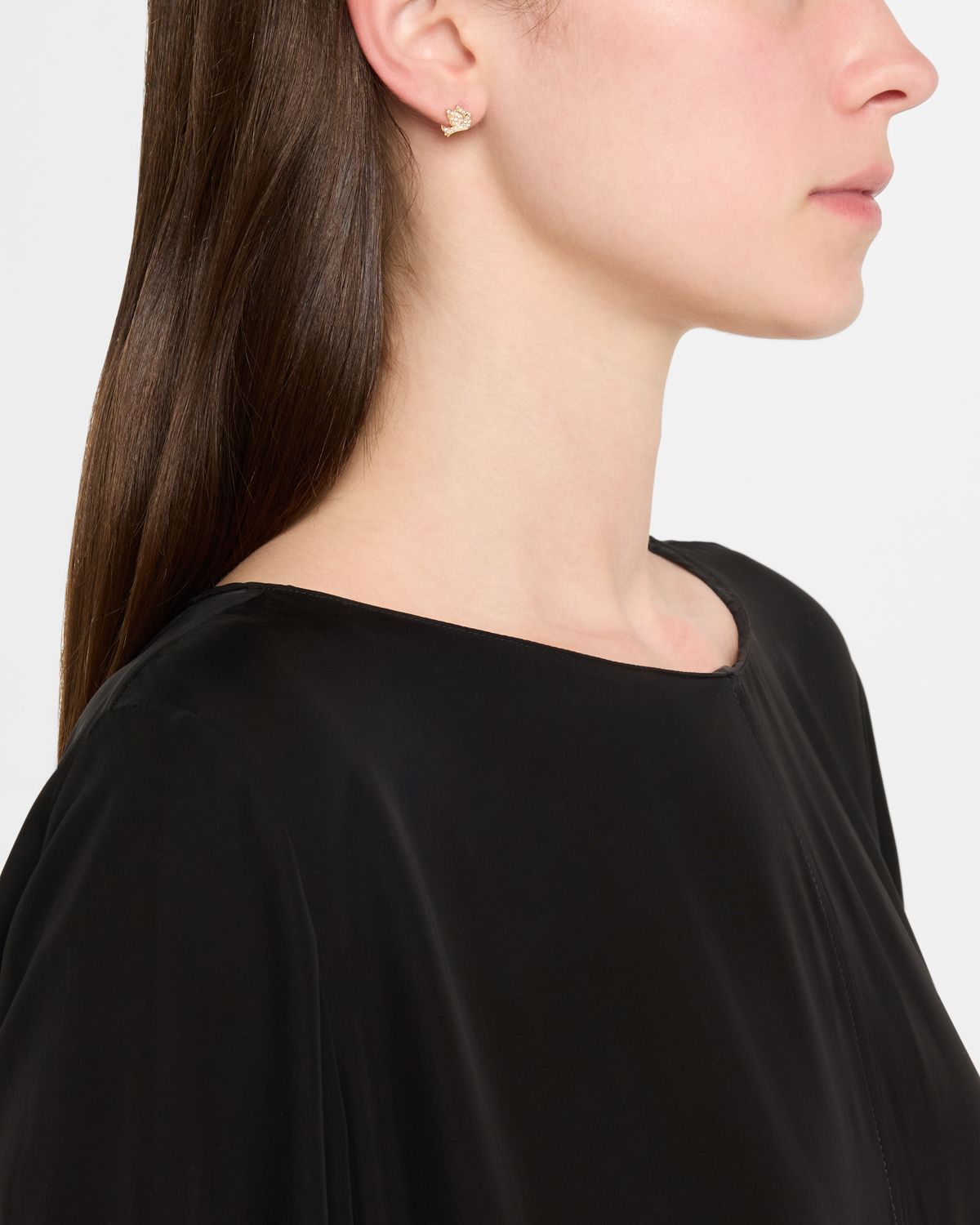 Sydney Evan Pave Dove Stud Earring