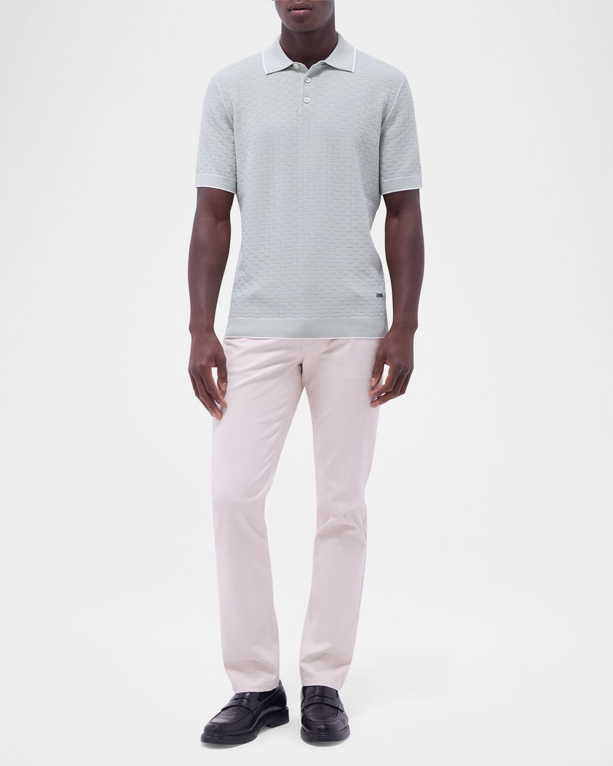 Bugatchi Men 's Short-Sleeve Polo Shirt