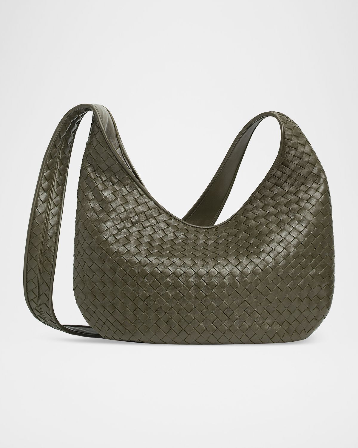 Bottega Veneta Veneto Intrecciato Leather Crossbody Bag