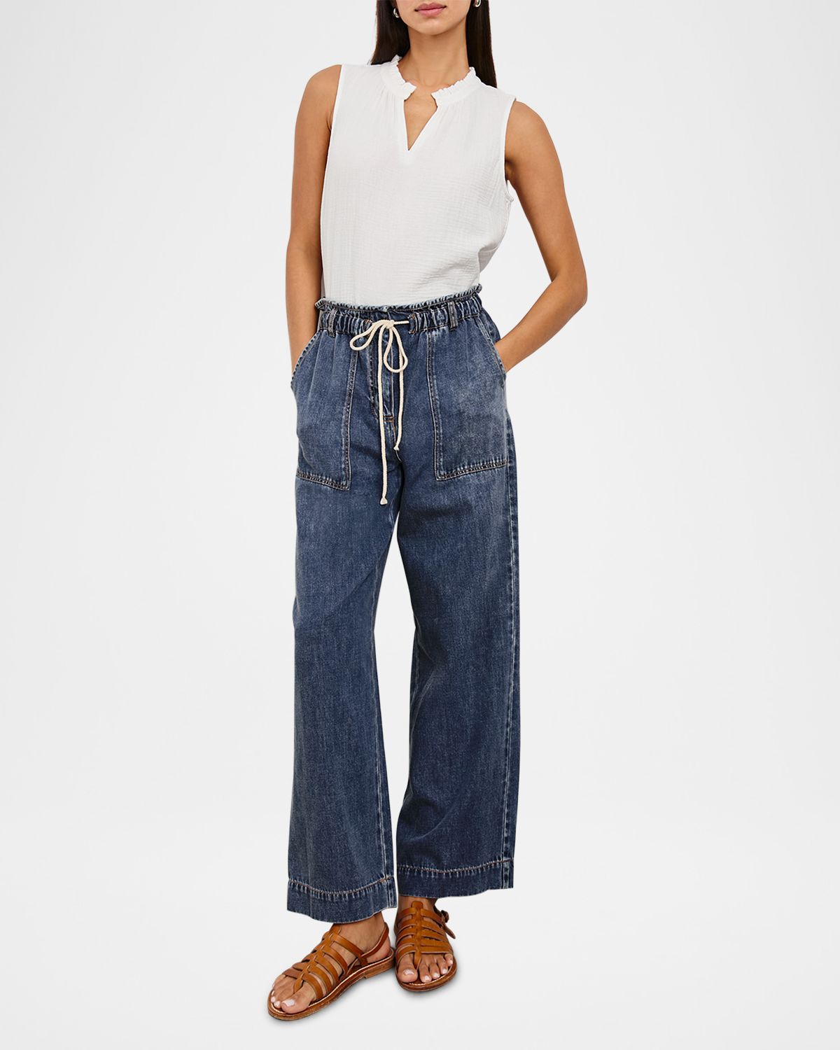 Rails Ryan Denim Drawstring Pants