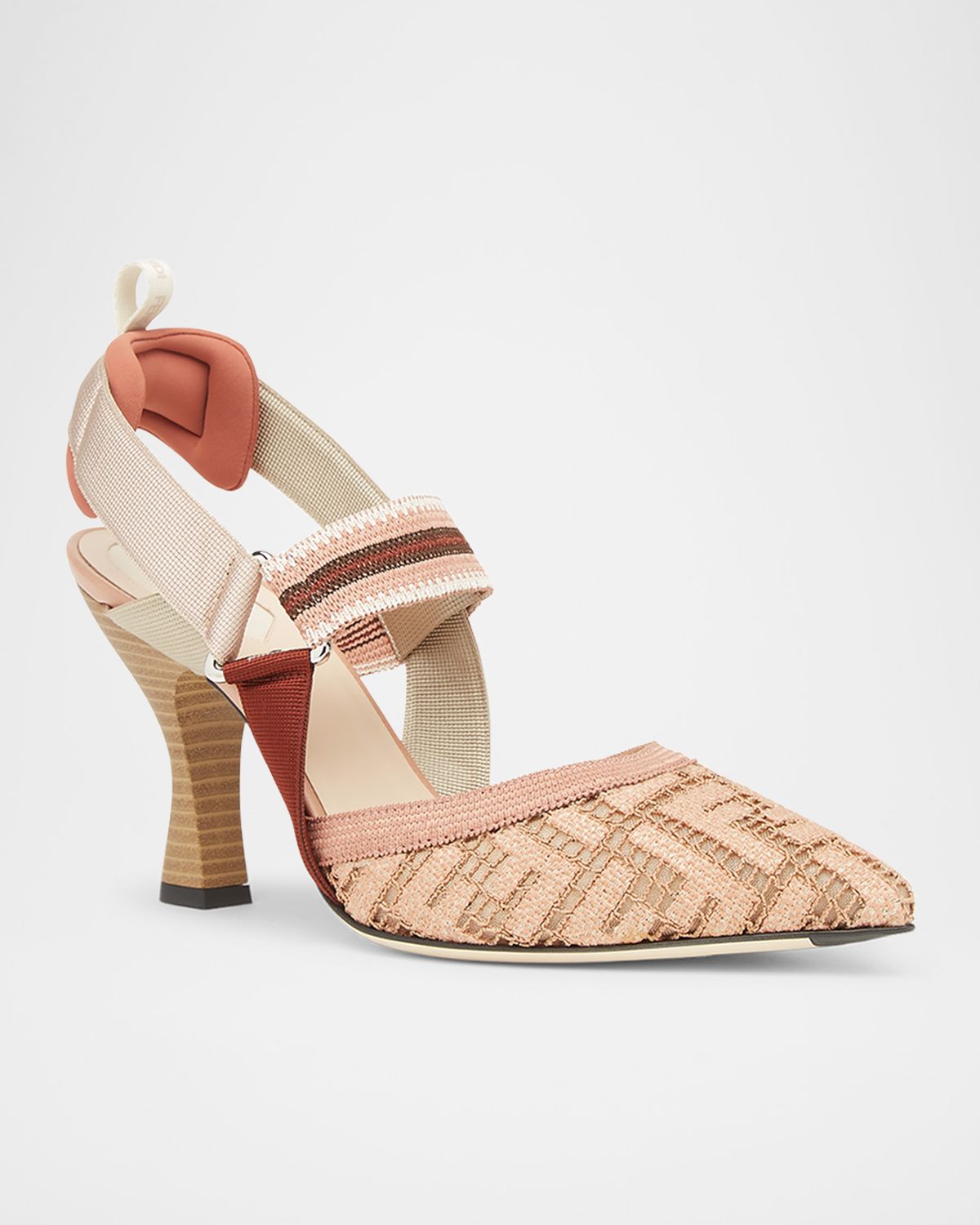 Fendi Colibri Slingback Pumps