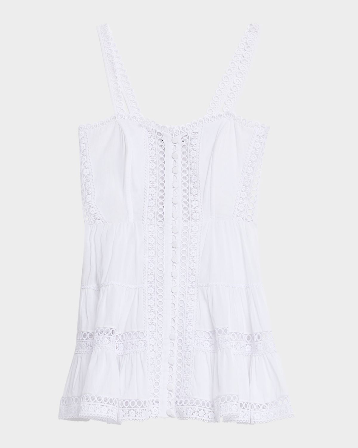 CHARO RUIZ IBIZA Lenora Embroidered Mini Dress