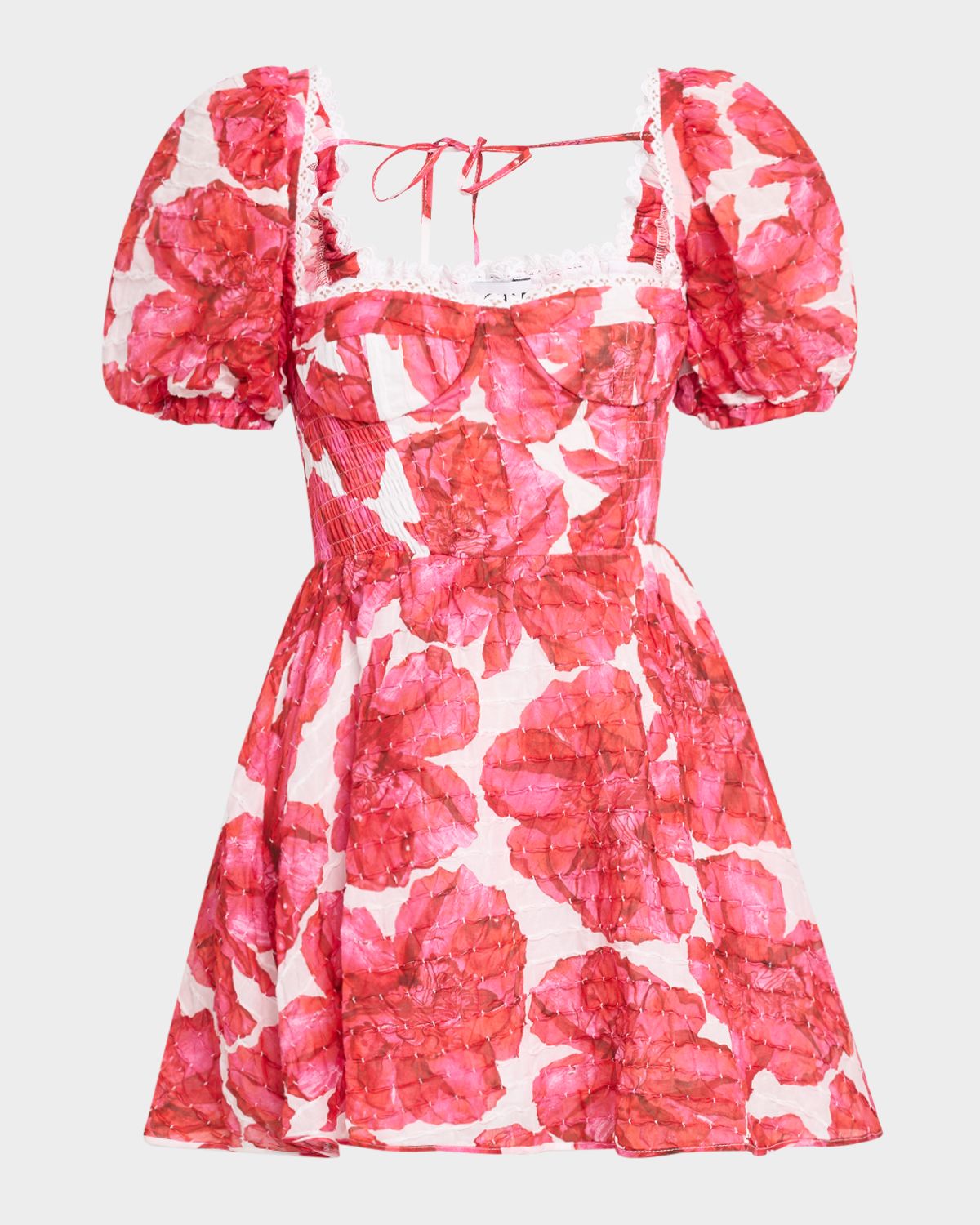 CHARO RUIZ IBIZA Ceile Puff-Sleeve Mini Dress