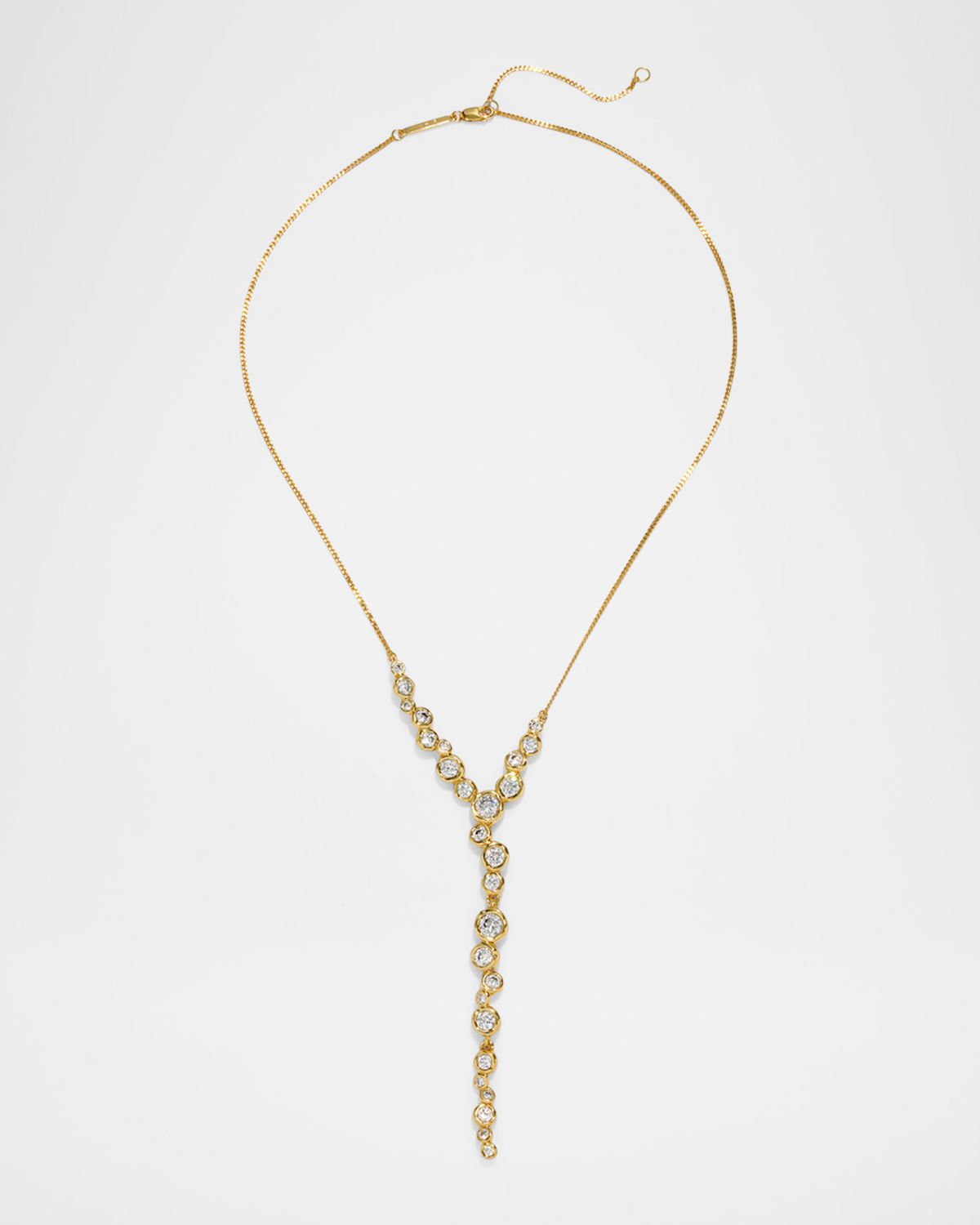 Alexis Bittar Asterales Gold CZ Cascading Necklace