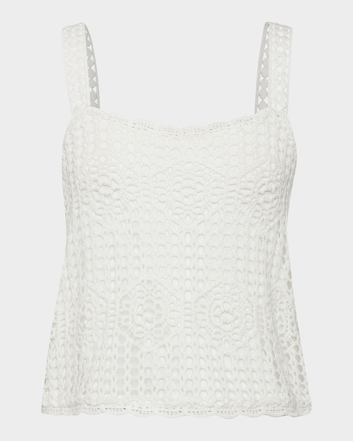 La Blanca Waverly Crochet Tank Top
