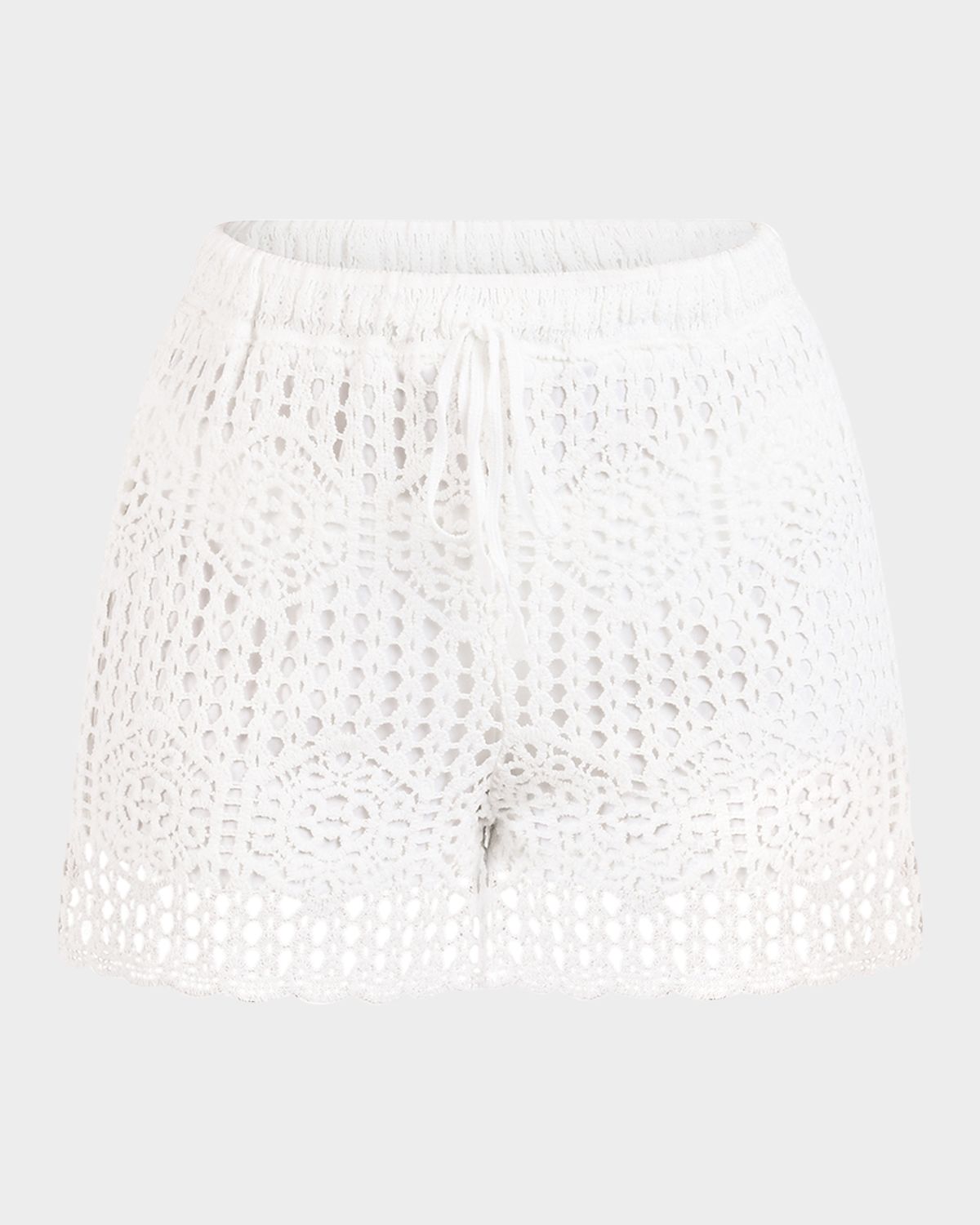 La Blanca Waverly Crochet Beach Shorts