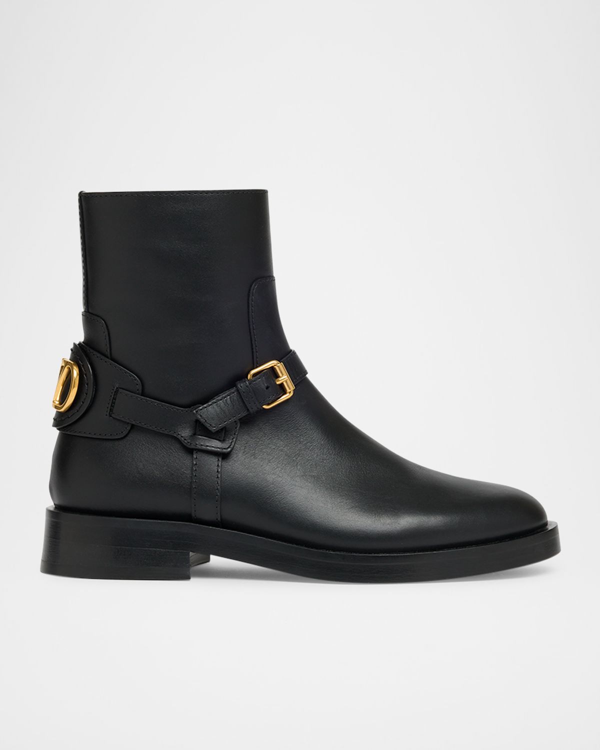 Valentino Garavani VLogo Signature Leather Booties