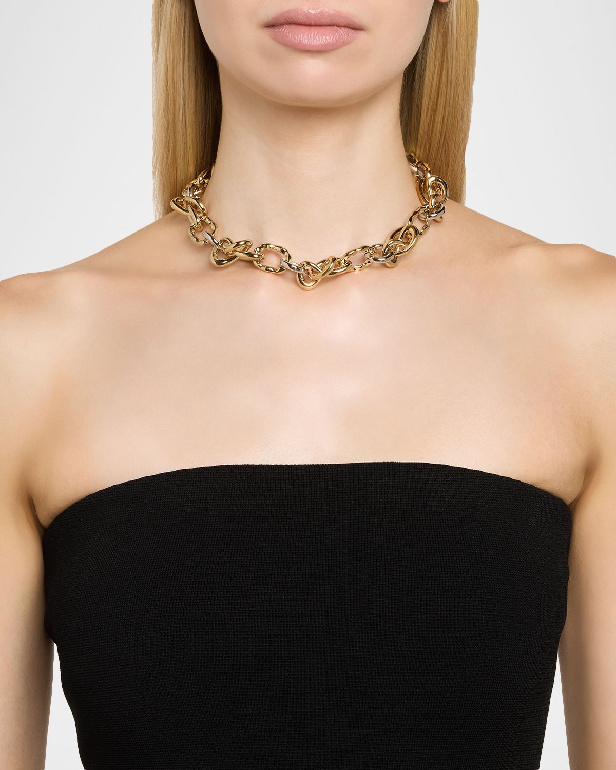 Oscar de la Renta Twisted Knot Necklace