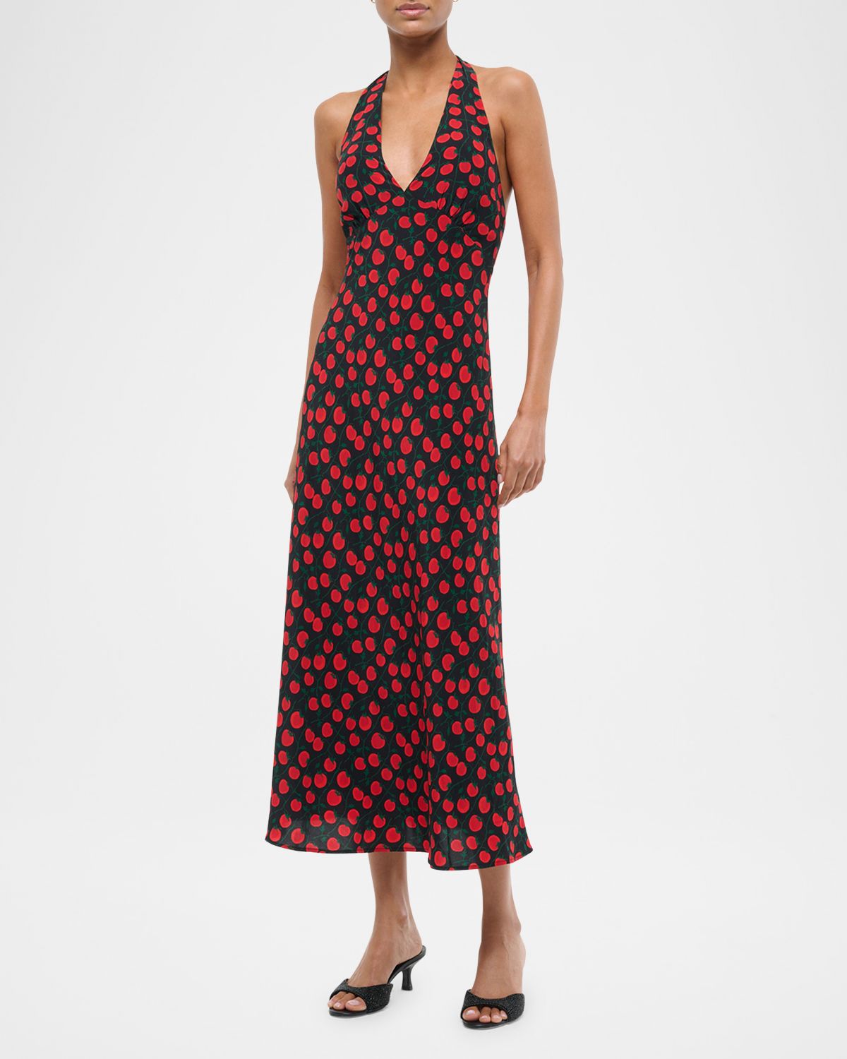 STAUD On the Vine Lucca Midi Dress