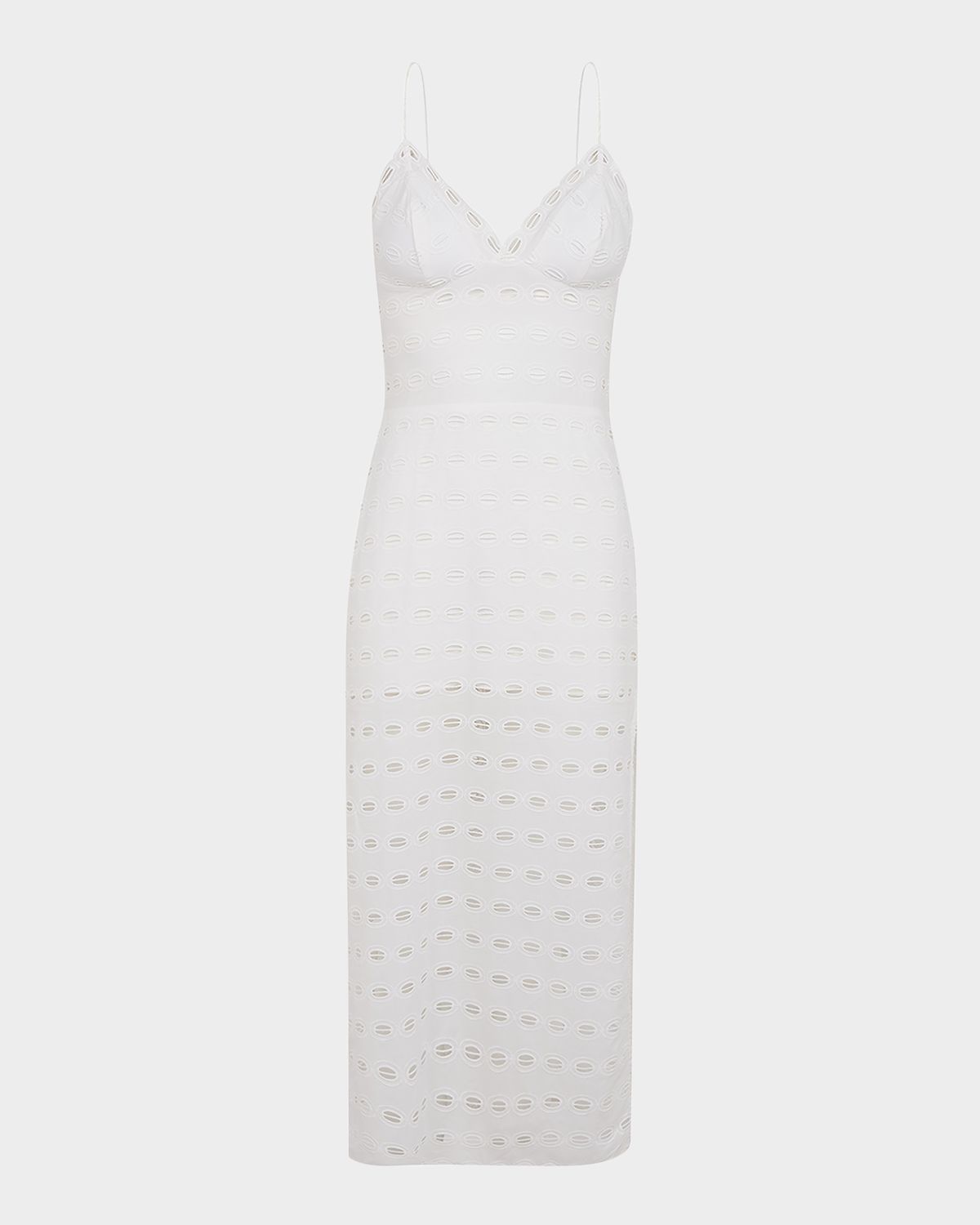 Vix Eyelet Raya Midi Dress