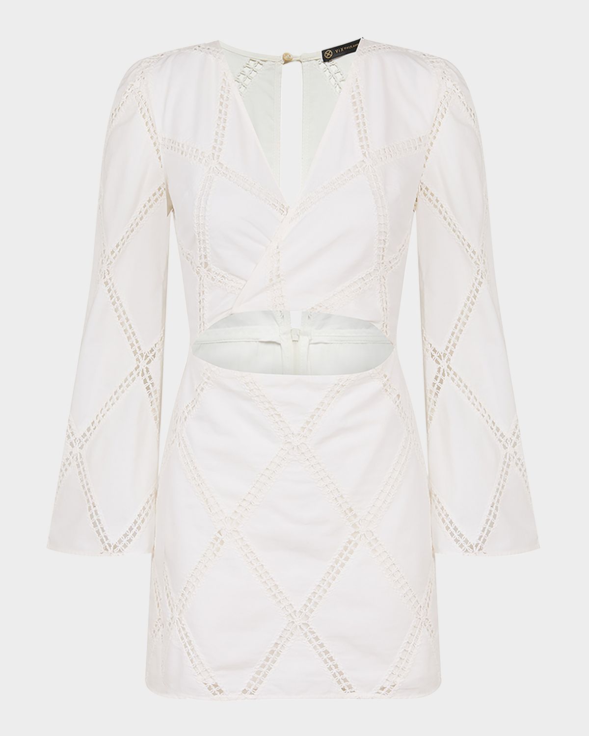 Vix Eyelet Kaira Mini Dress